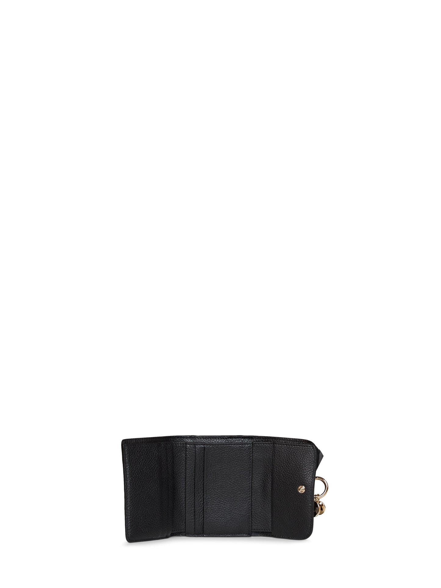 Chloé Women Black Alphabet Small Trifold Wallet CHLOE