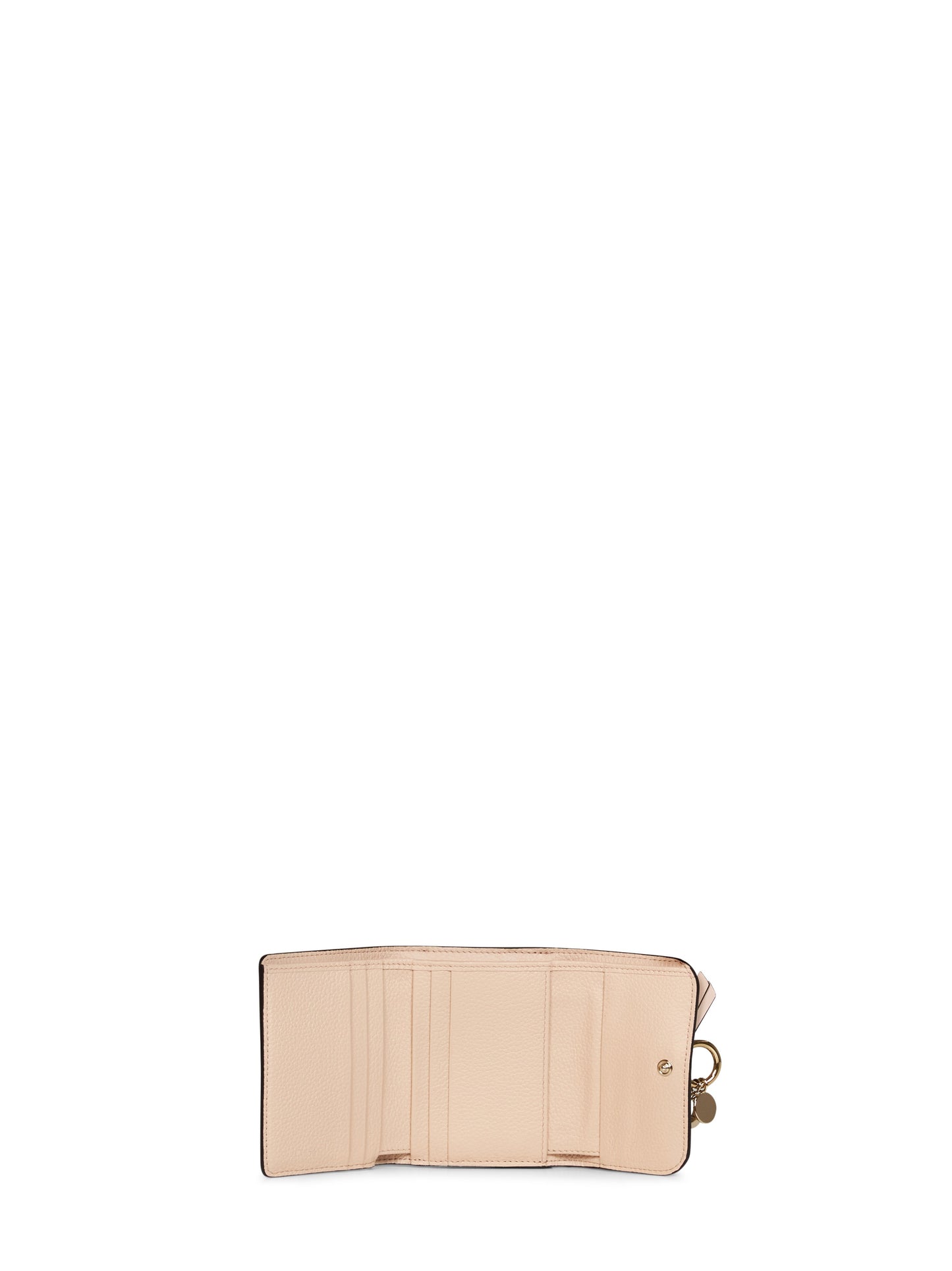 Chloé Women Cement Pink Alphabet Small Trifold Wallet CHLOE
