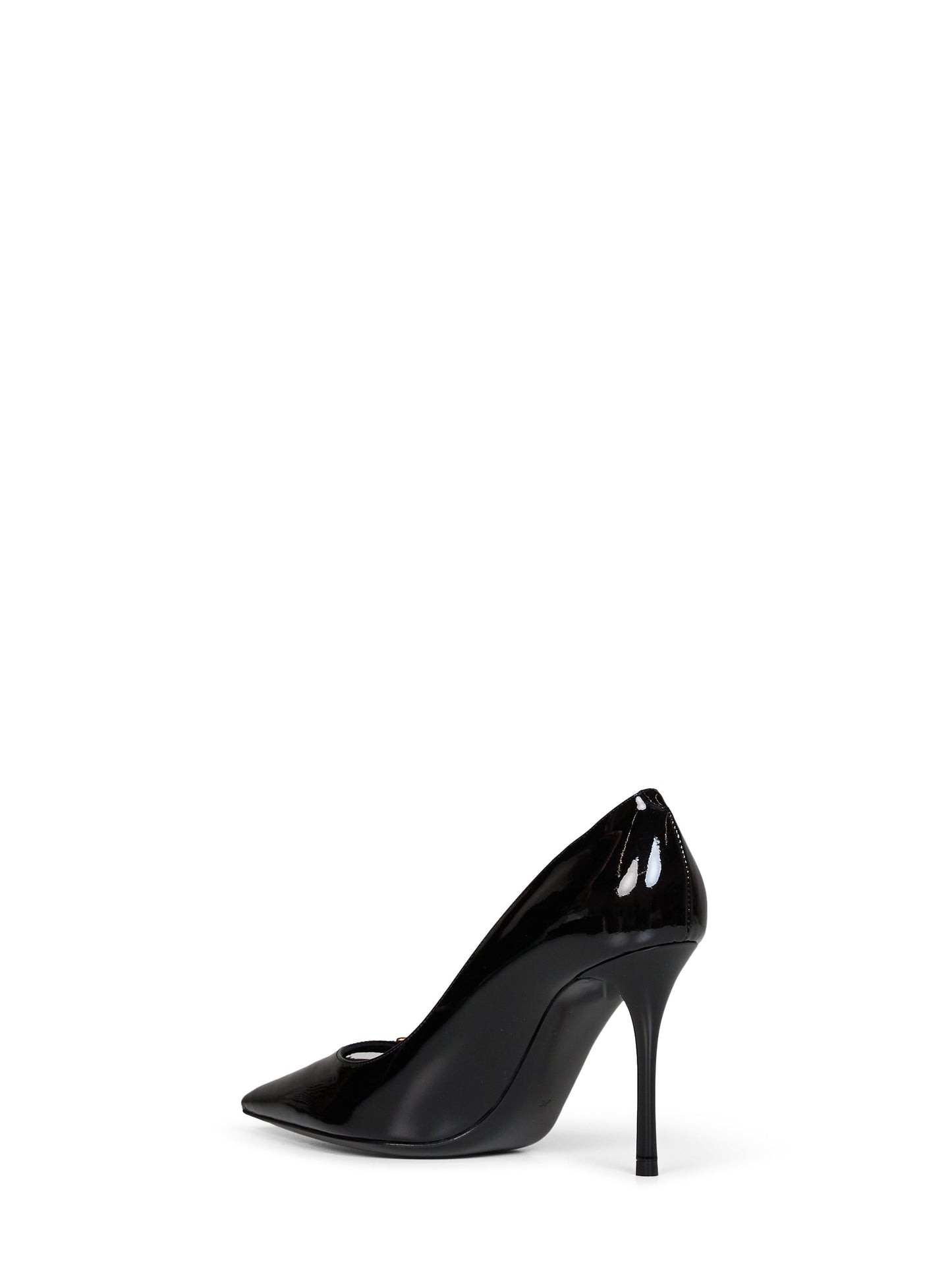 Dolce & Gabbana Women Black Patent Leather Pumps With Dg Logo DOLCE & GABBANA