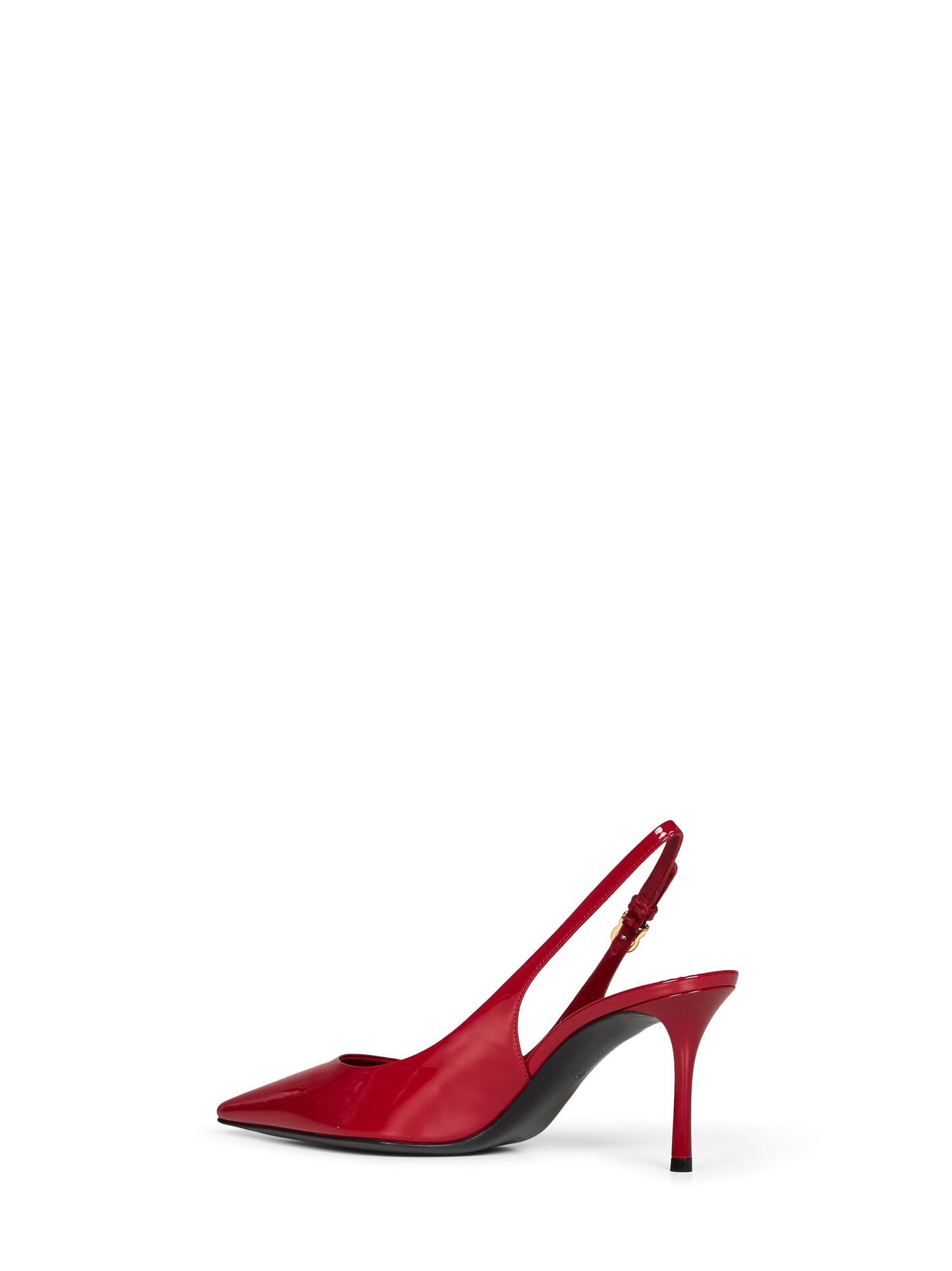 Dolce & Gabbana Women Red Patent Leather Slingback Pumps DOLCE & GABBANA