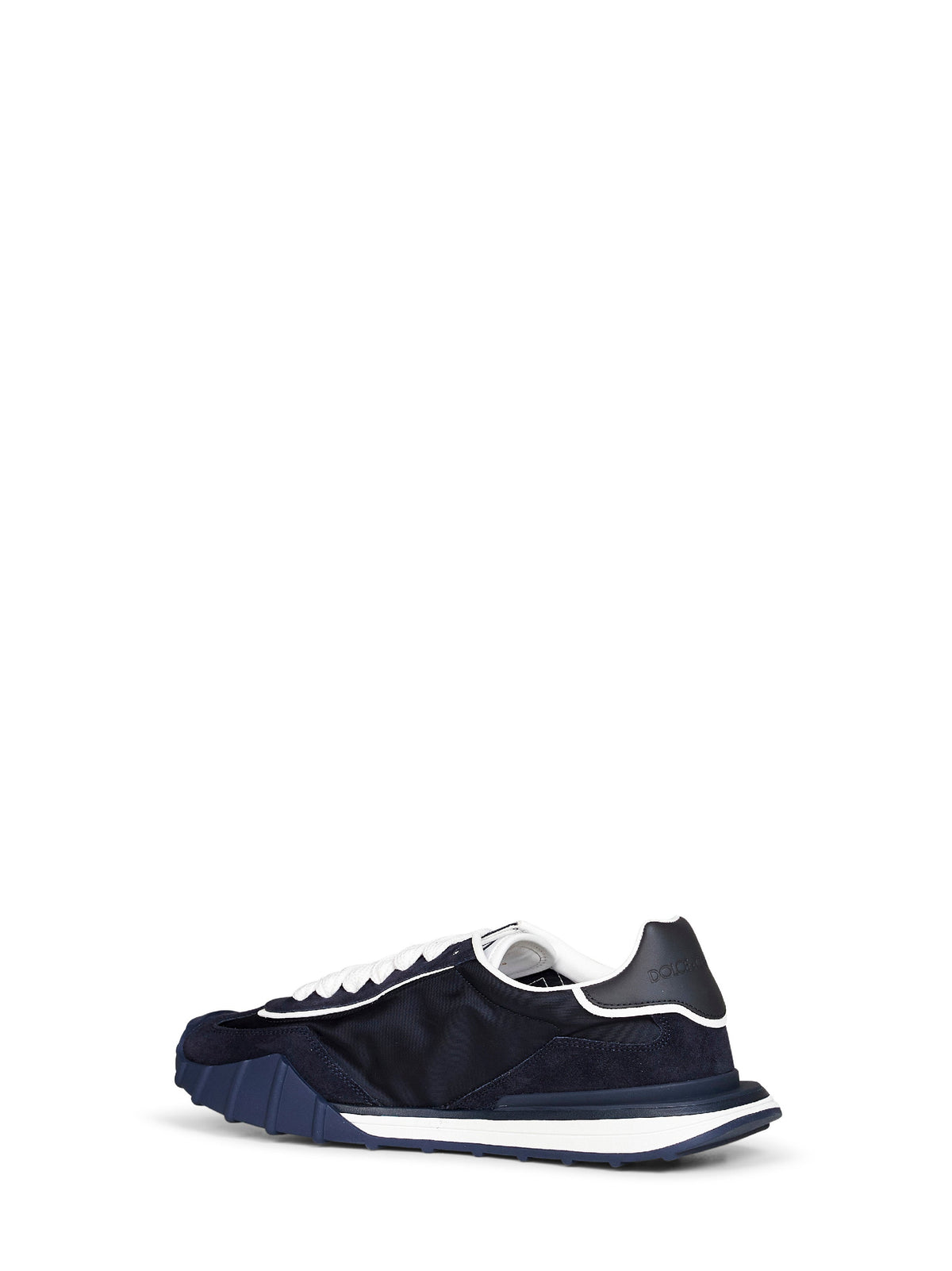 Dolce & Gabbana Men Blue Nylon And Suede Dg Athletic Sneakers DOLCE & GABBANA