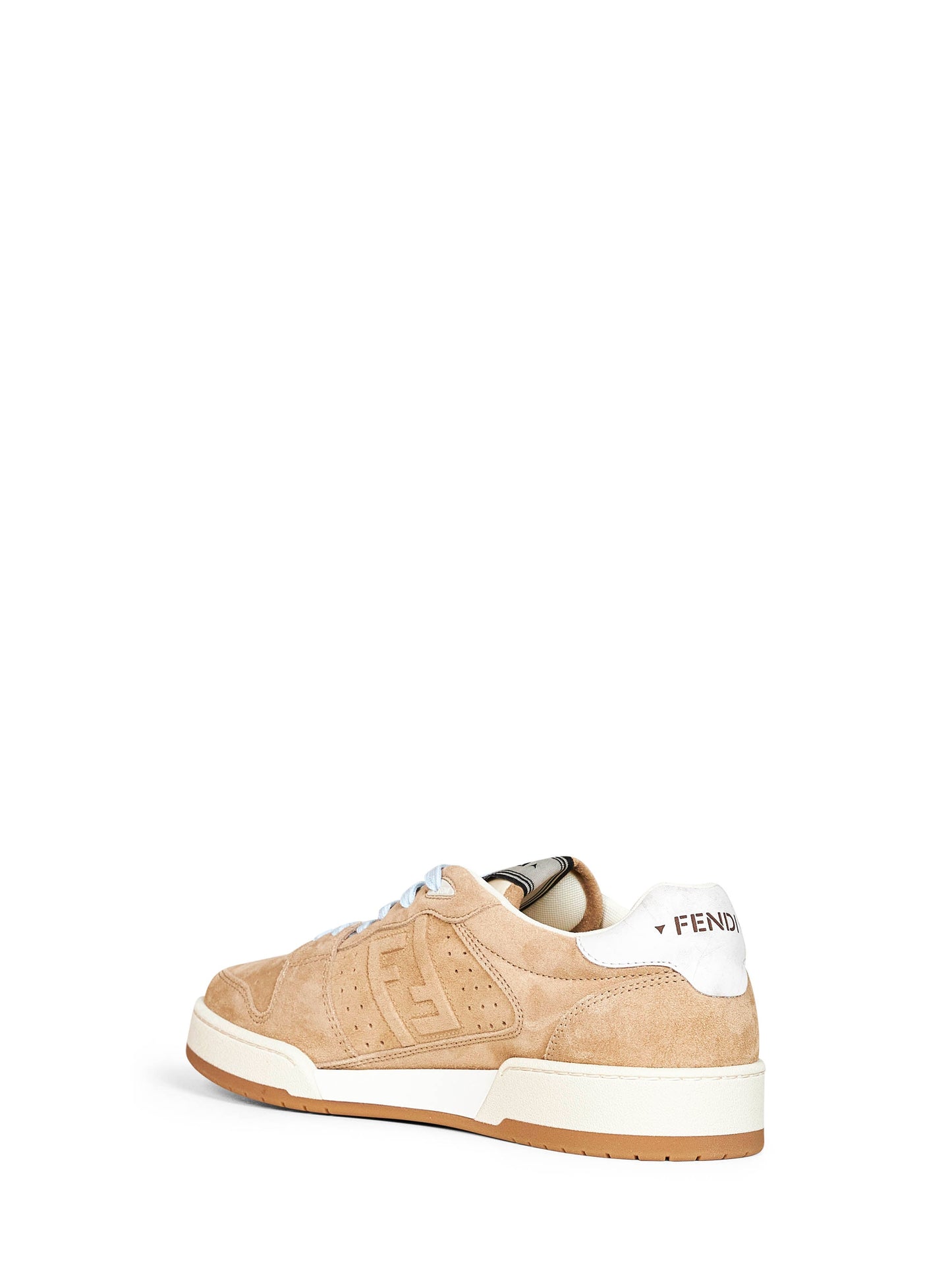 Fendi Men Beige Match Low-Top Sneakers FENDI