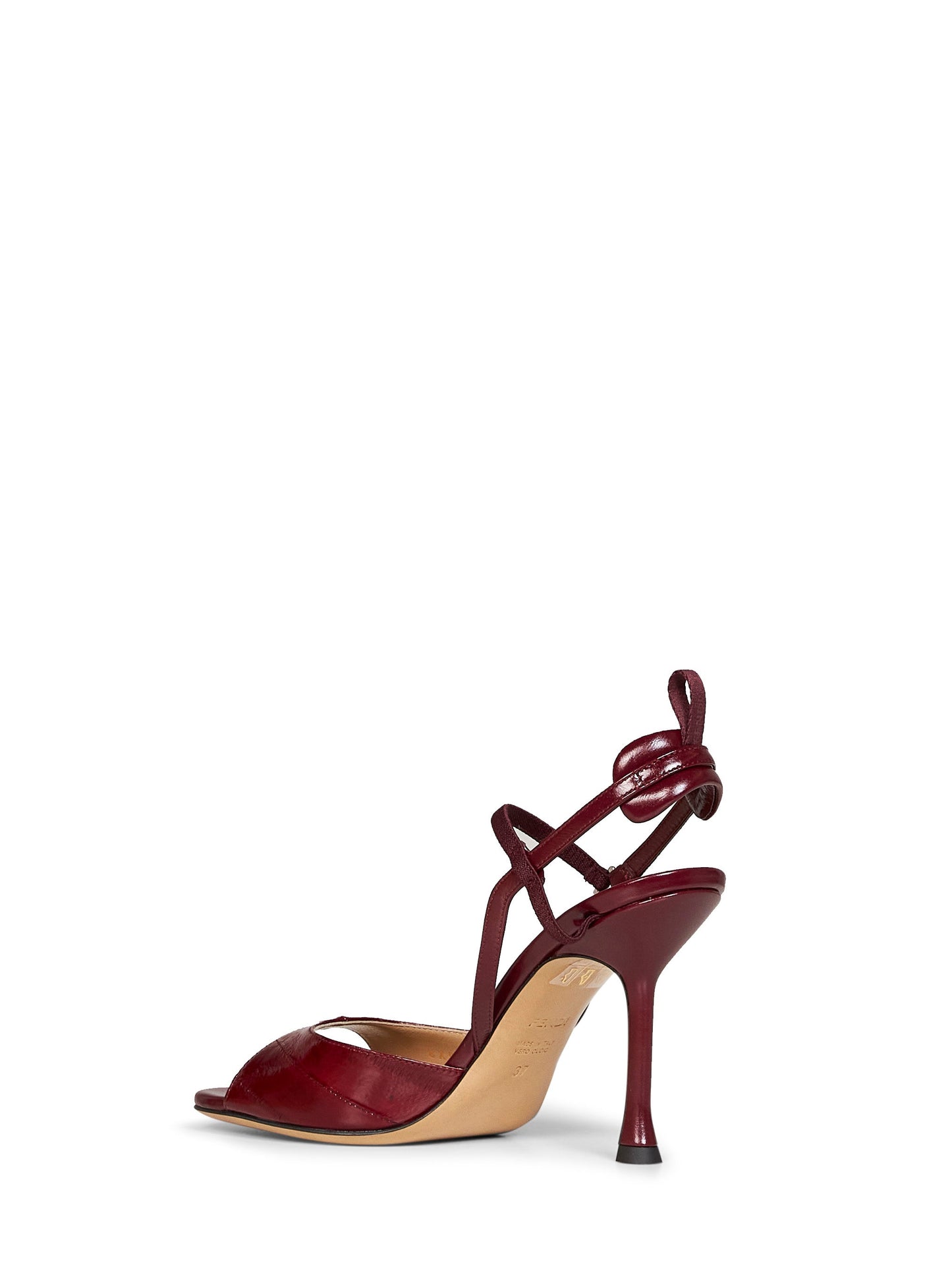Fendi Women Burgundy Very Colibrì Sandals FENDI