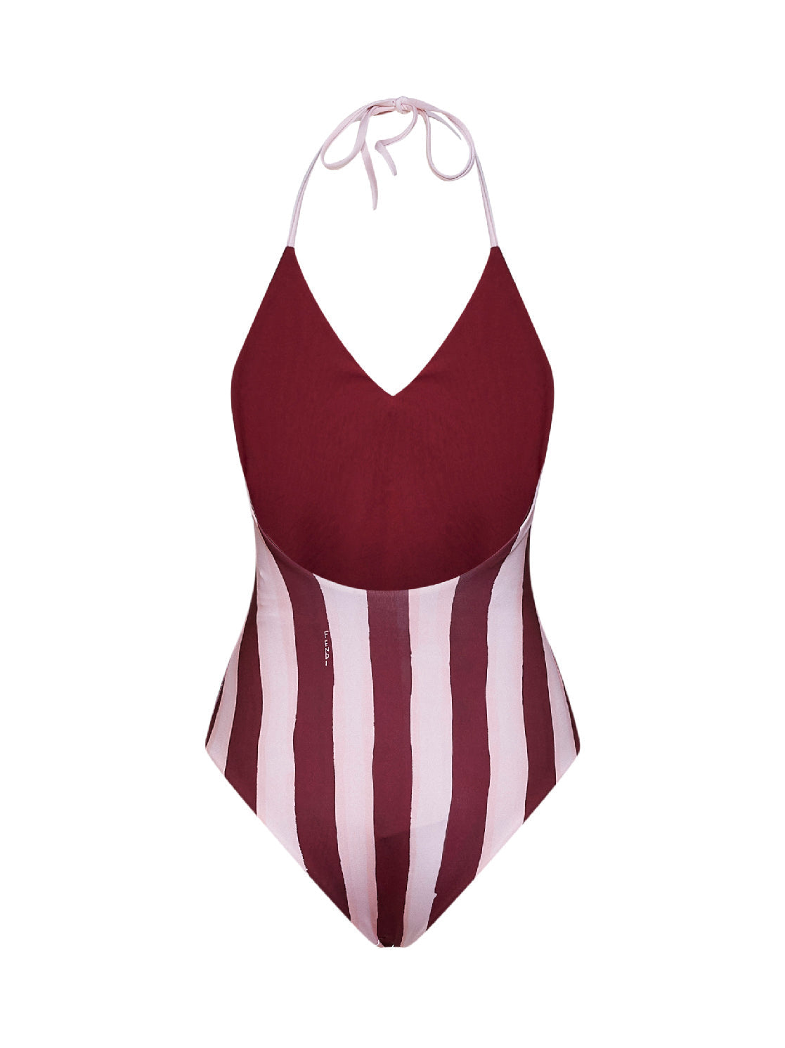 Fendi Women Red And Pink Lycra Pequin Reversible One-Piece Swimsuit FENDI