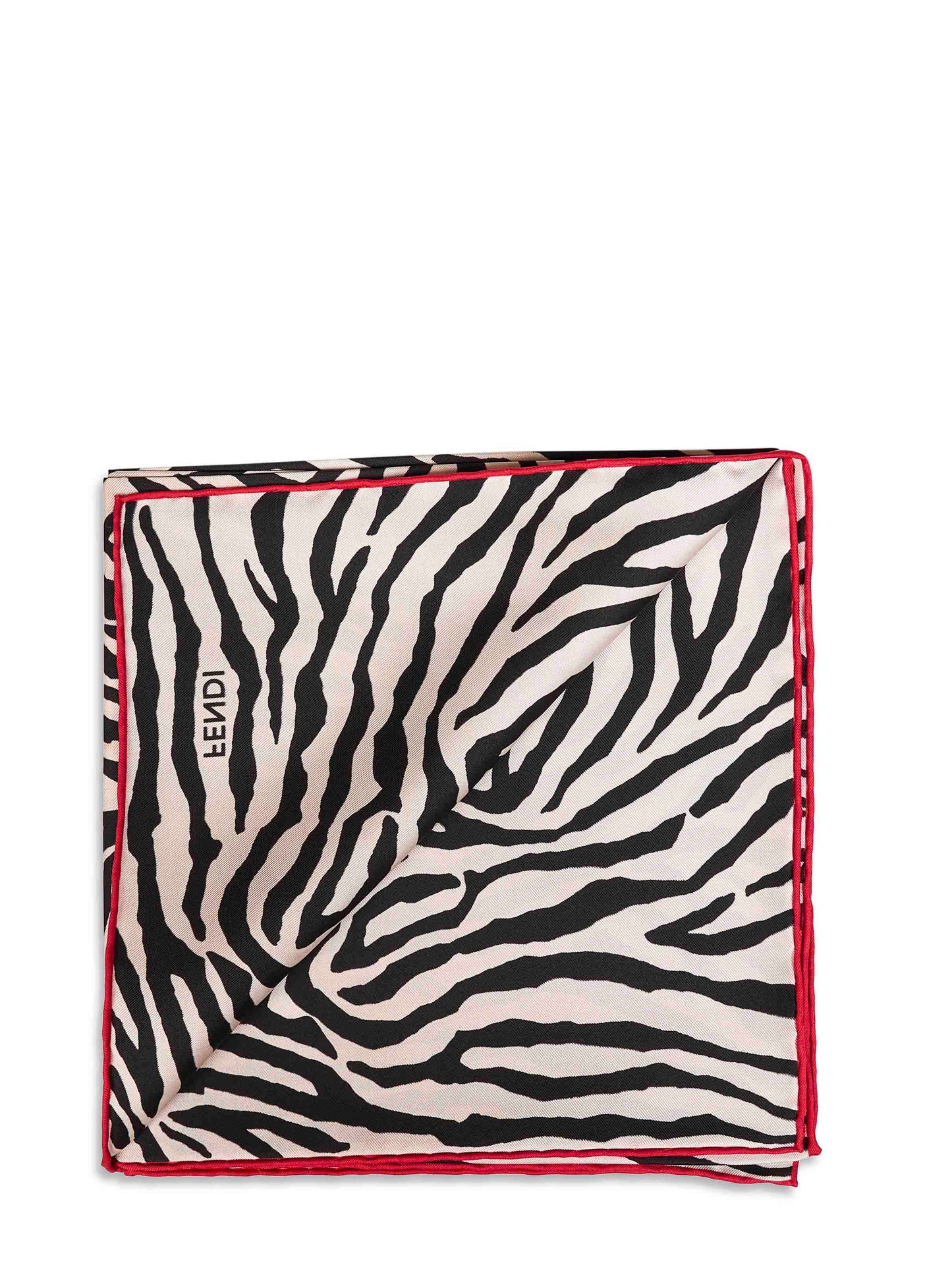 Fendi Silk Women Fendi Silk Scarf With Tiger Animalier Print FENDI