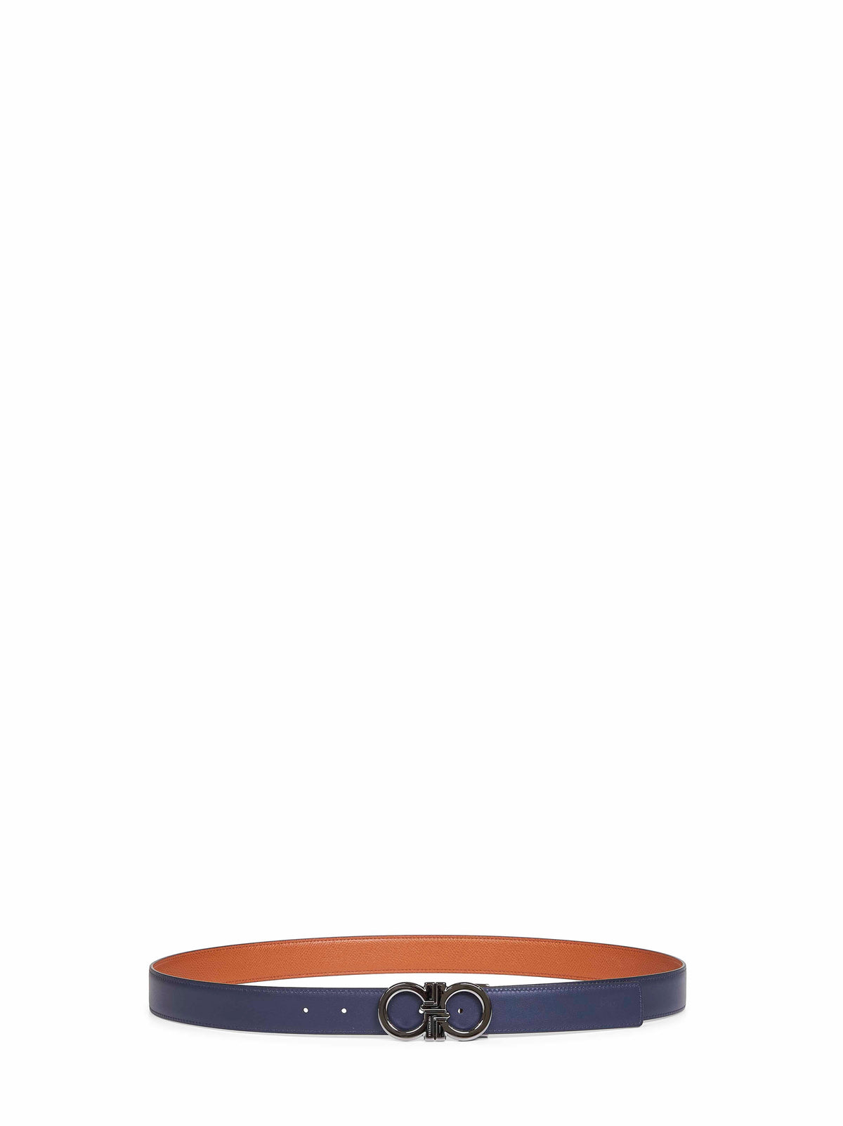 Ferragamo Men Two-Tone Gancini Reversible Belt FERRAGAMO