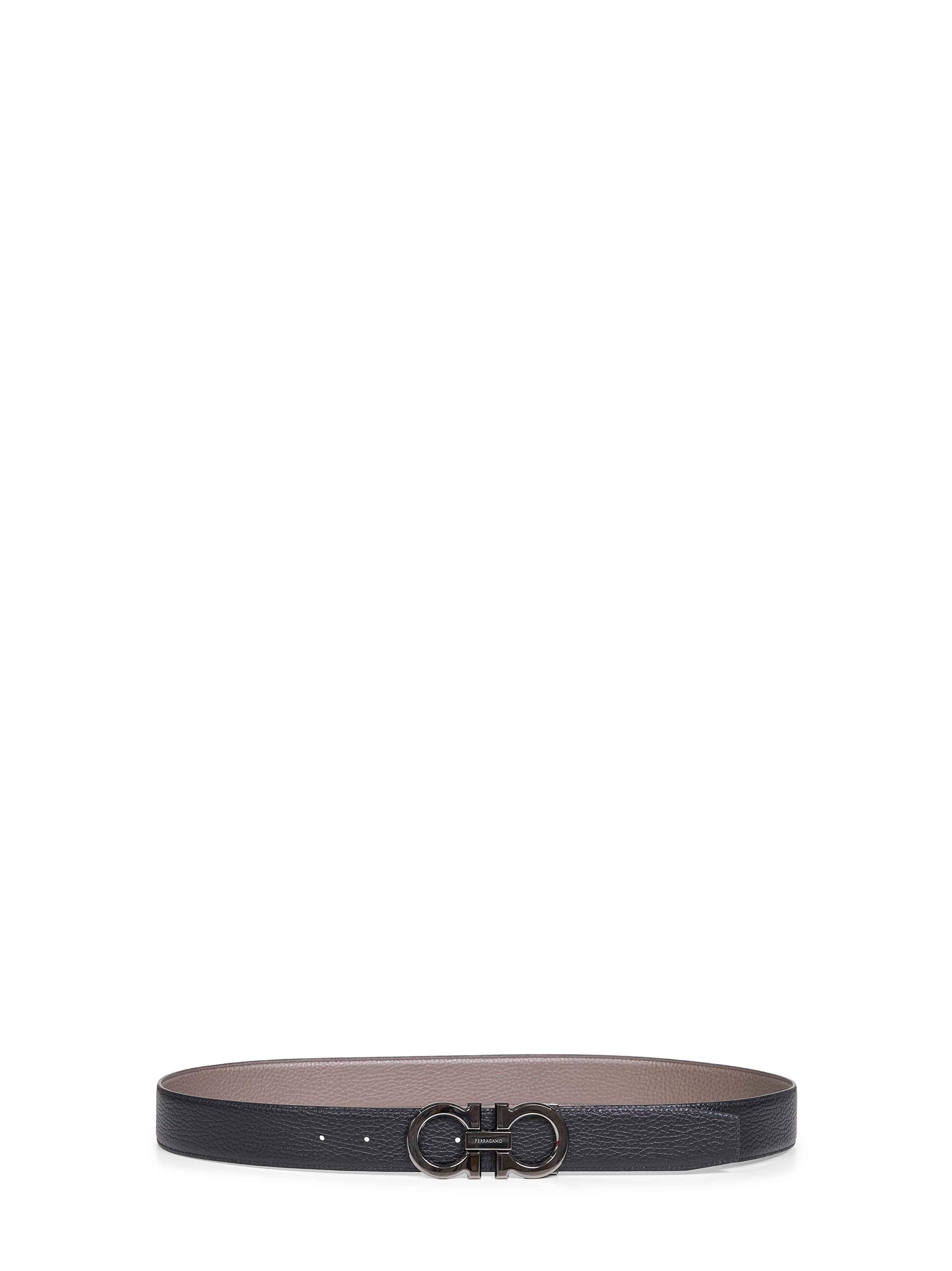 Ferragamo Men Two-Tone Gancini Reversible Belt FERRAGAMO