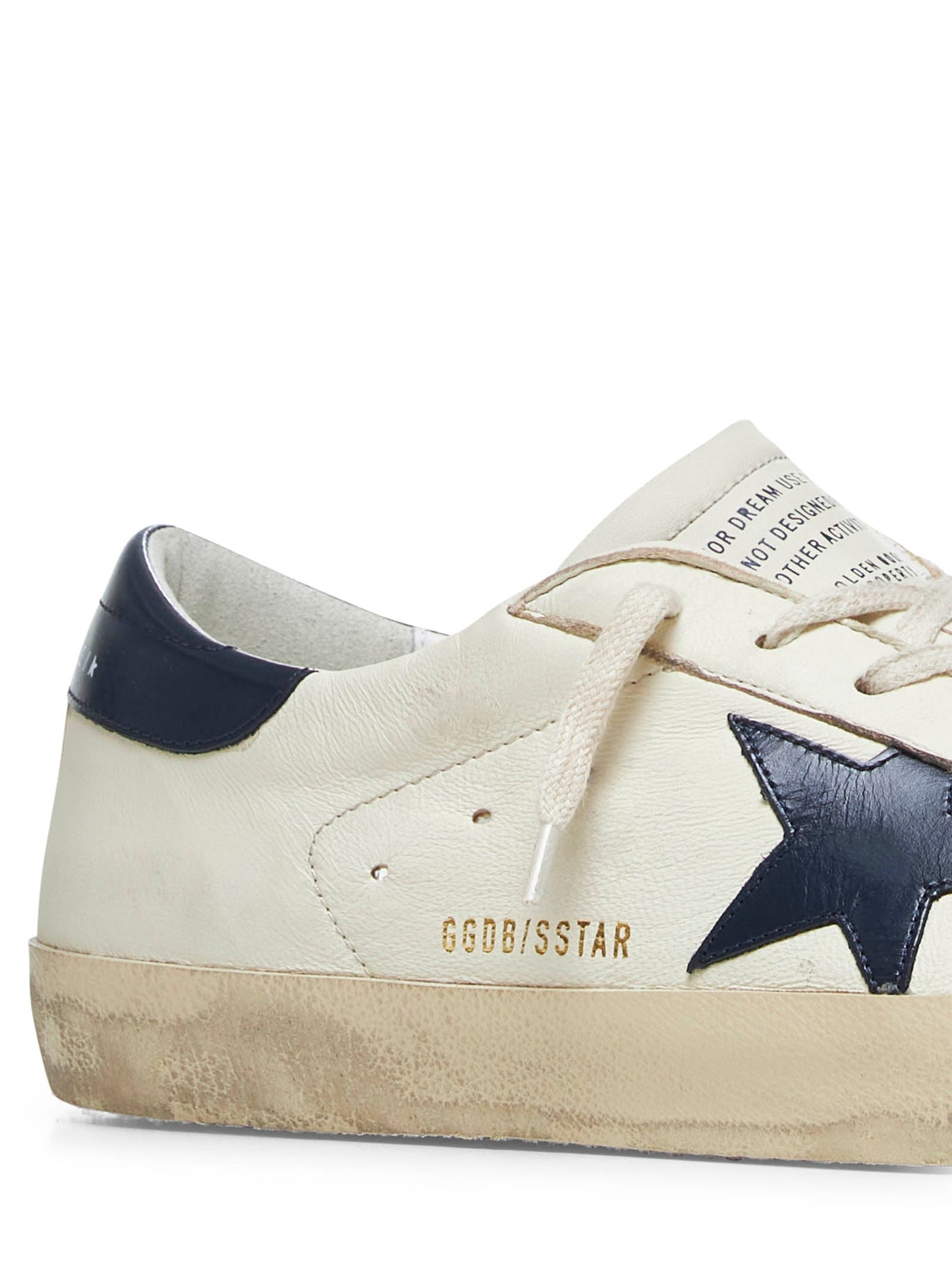 Golden Goose Men Ivory Super-Star Sneakers GOLDEN GOOSE