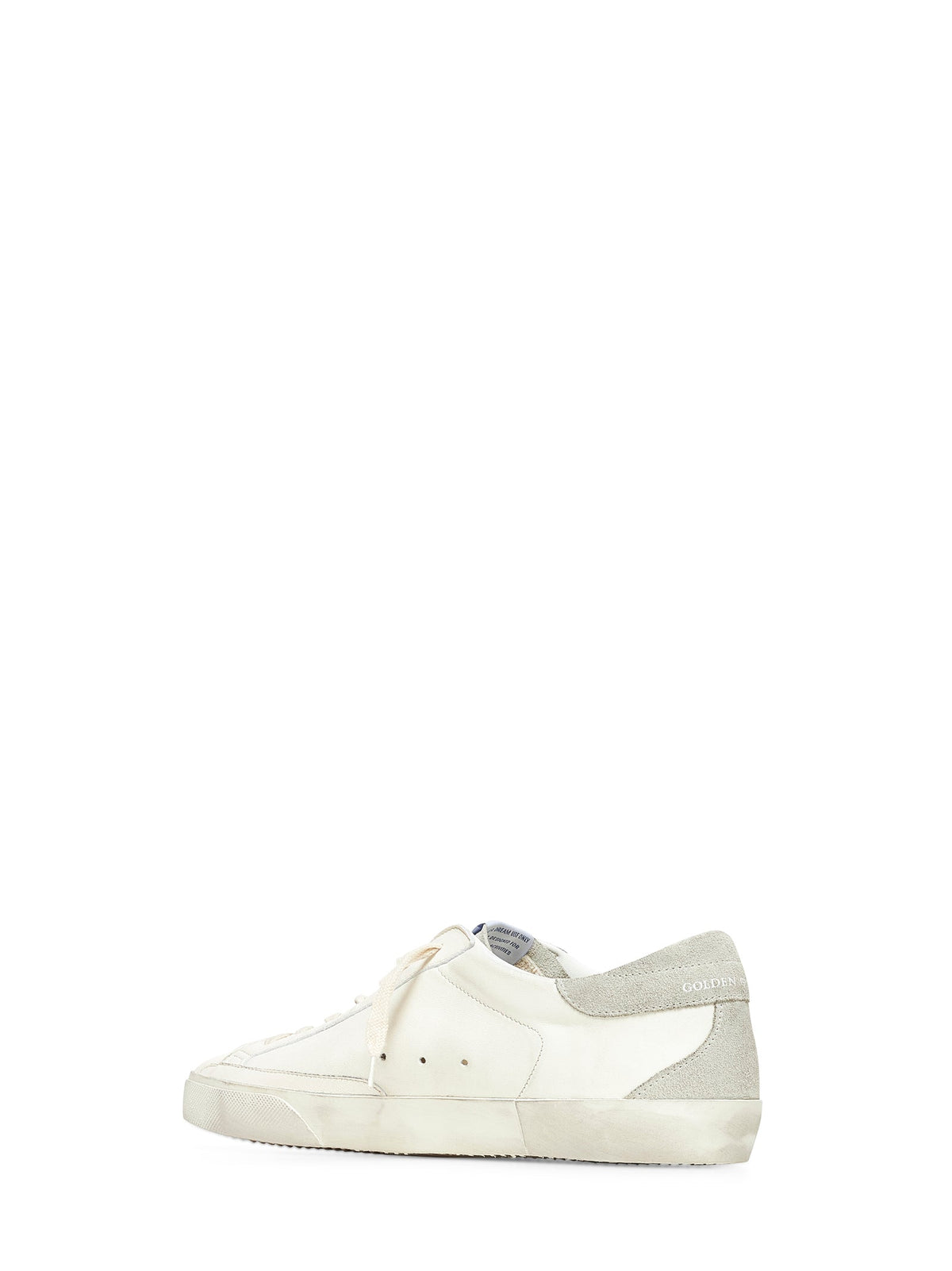Golden Goose Men Super-Star Sneakers In White Leather GOLDEN GOOSE