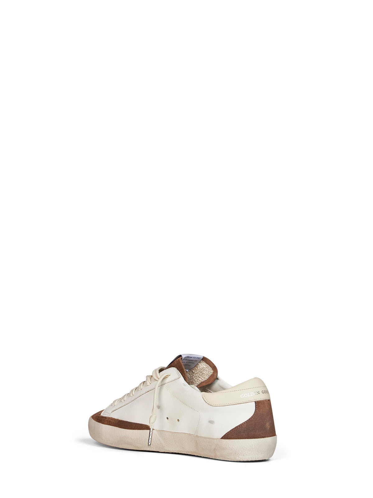 Golden Goose Men White Leather Super-Star Sneakers GOLDEN GOOSE