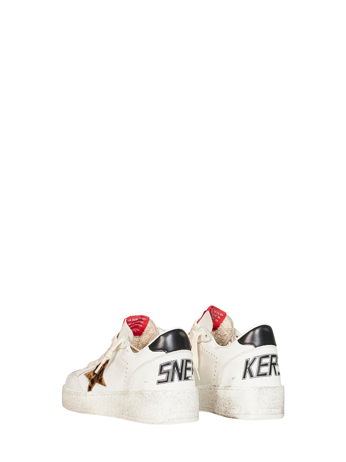 Golden Goose Women White Leather Ball Star Sneakers GOLDEN GOOSE