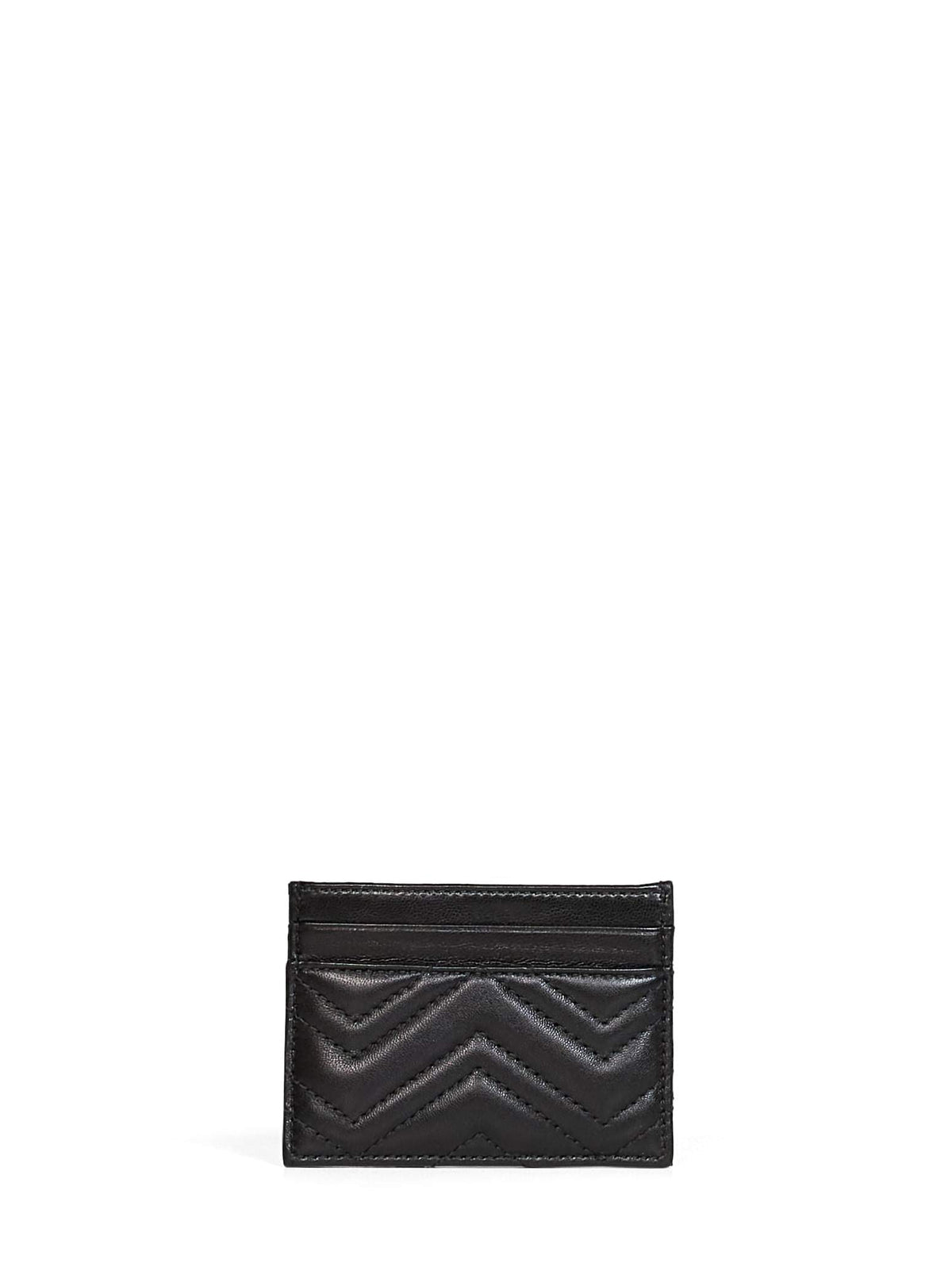 Gucci Women Black Gg Marmont Card Holder GUCCI