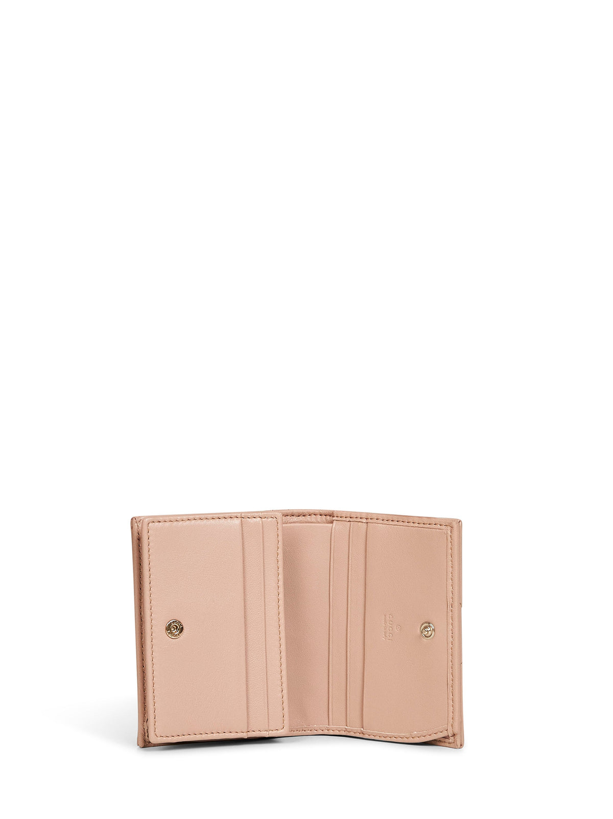 Gucci Women Pinky Beige Gg Marmont Card Case Wallet GUCCI