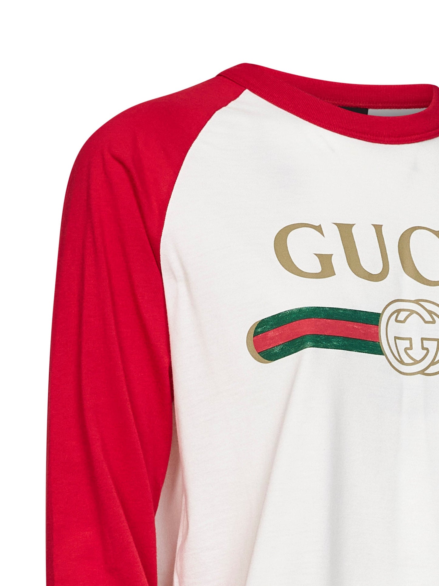 Gucci Women White Printed Cotton Jersey T-Shirt GUCCI
