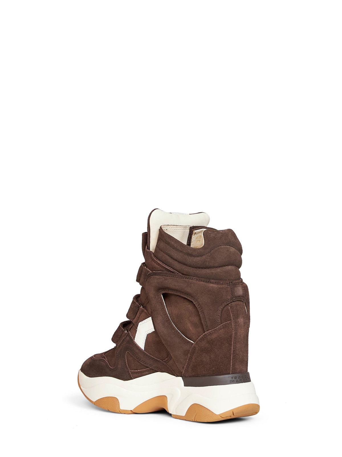 Isabel Marant Women Chocolate Suede Balskee Sneakers ISABEL MARANT
