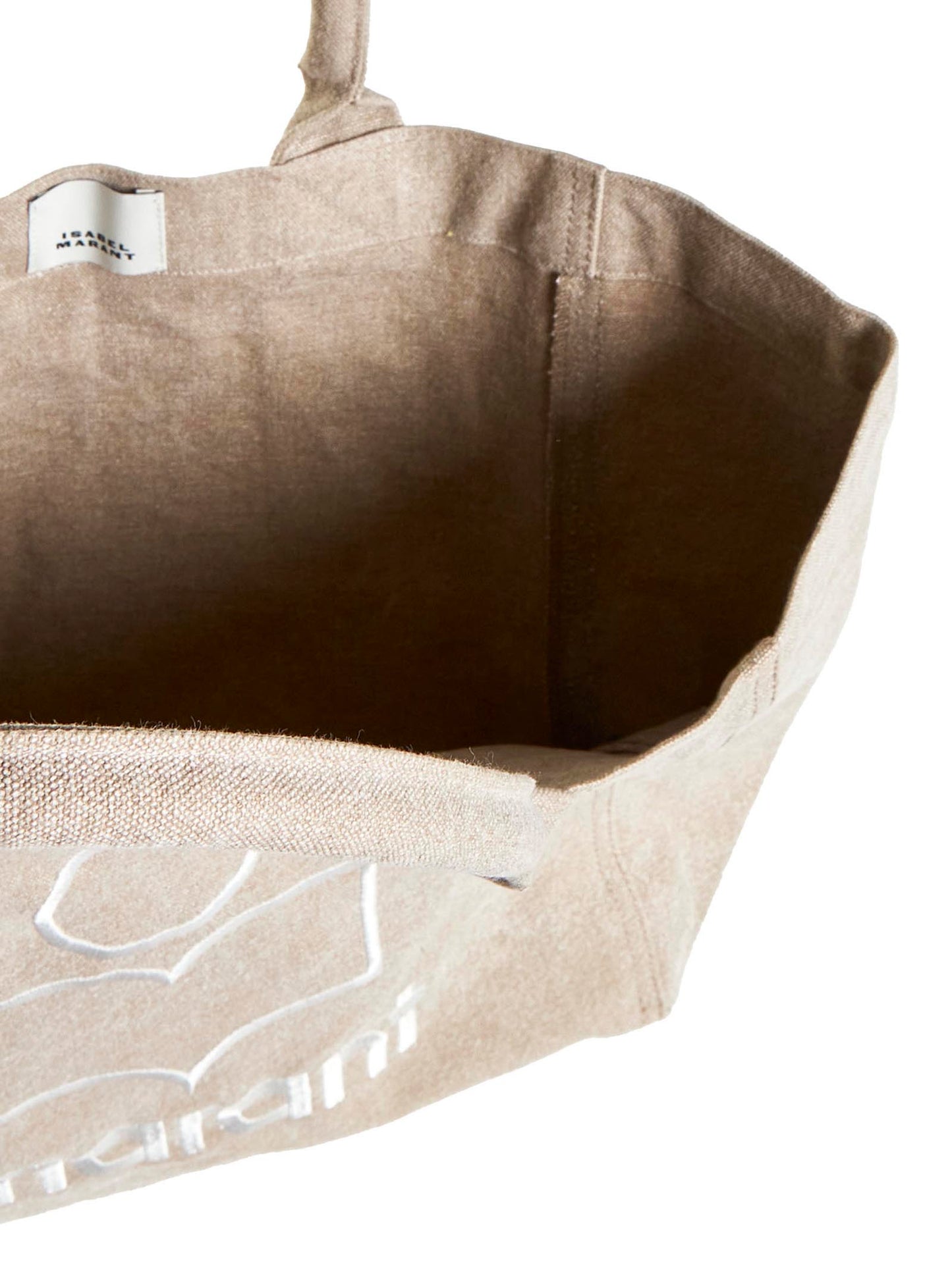 Isabel Marant Women Small Yenky Faded Cotton Bag With Logo ISABEL MARANT