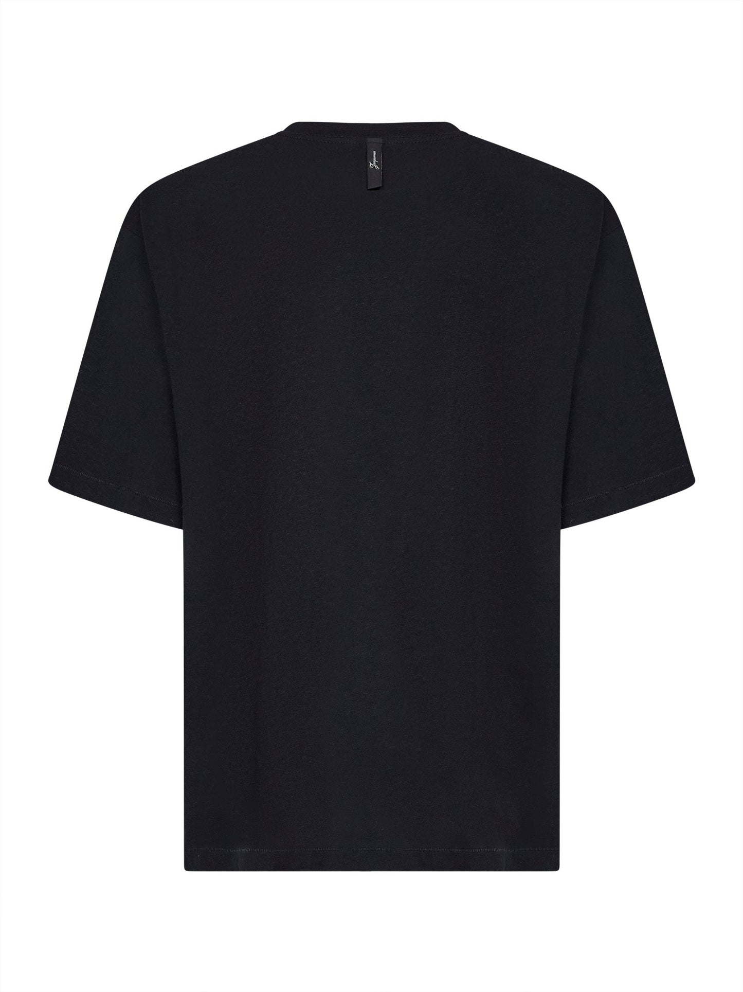 Jacquemus Women Black Jersey The Jacquemus Logo-Printed T-Shirt JACQUEMUS