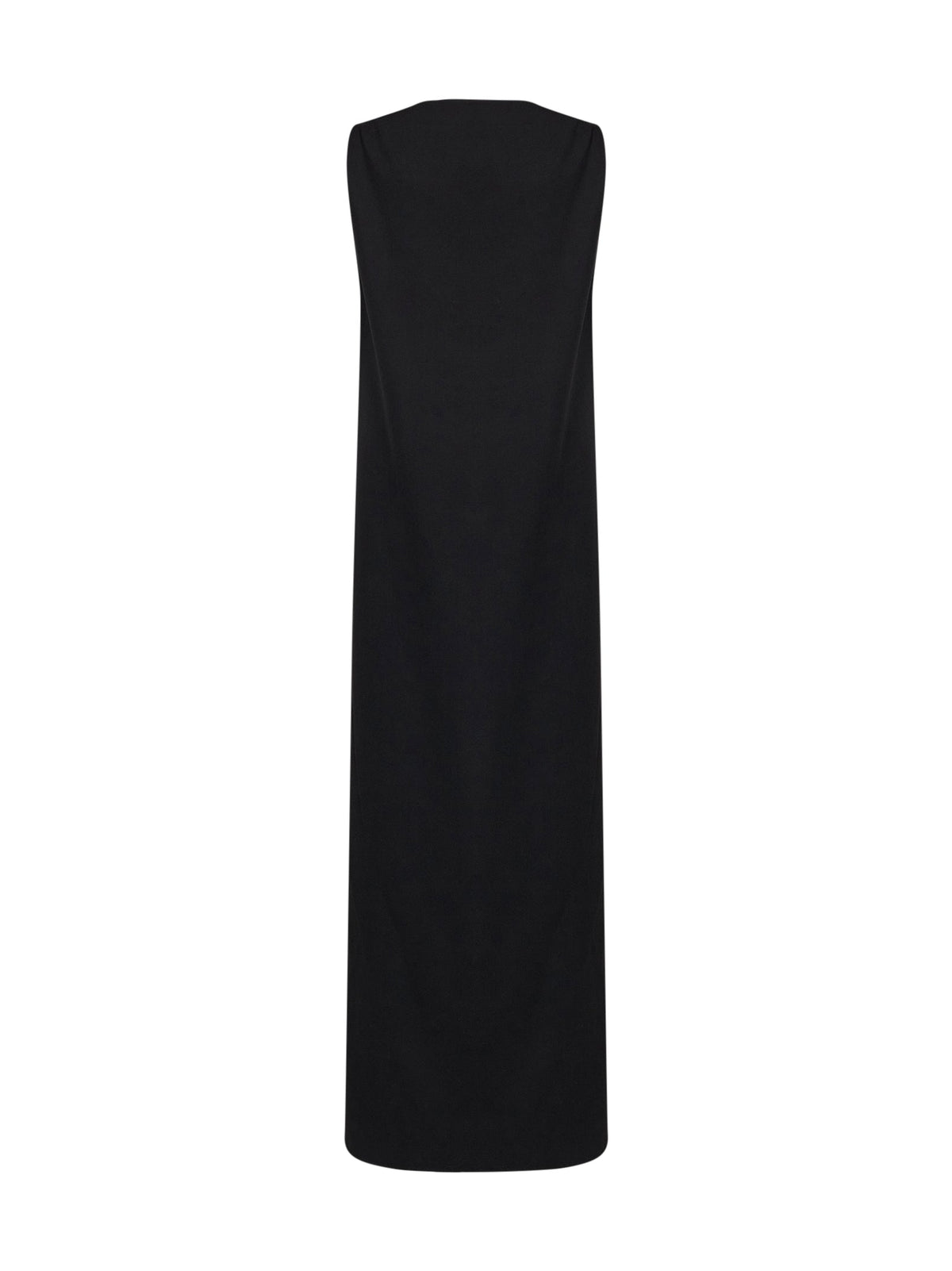 Jil Sander Women Black Virgin Wool Asymmetric Top JIL SANDER