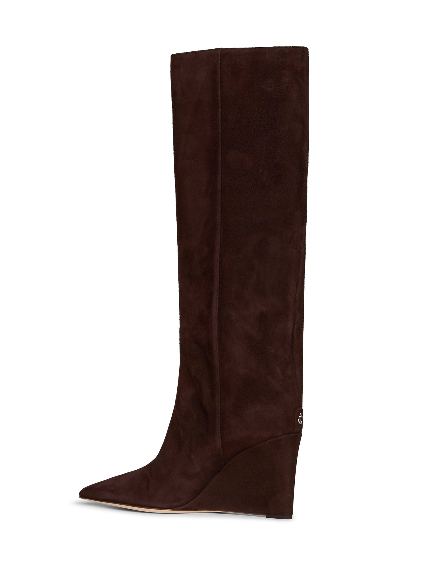 Jimmy Choo Women Chocolate Suede Blake 85 Knee-High Boots JIMMY CHOO