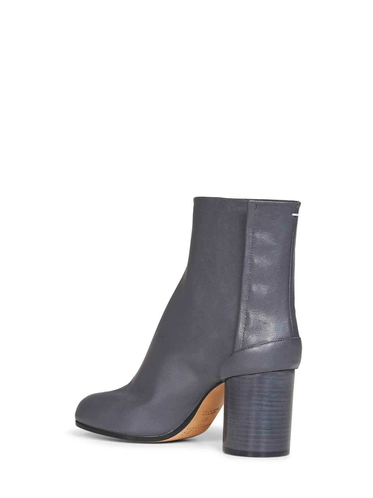Maison Margiela Women Grey Nappa Leather Tabi Ankle Boots MAISON MARGIELA