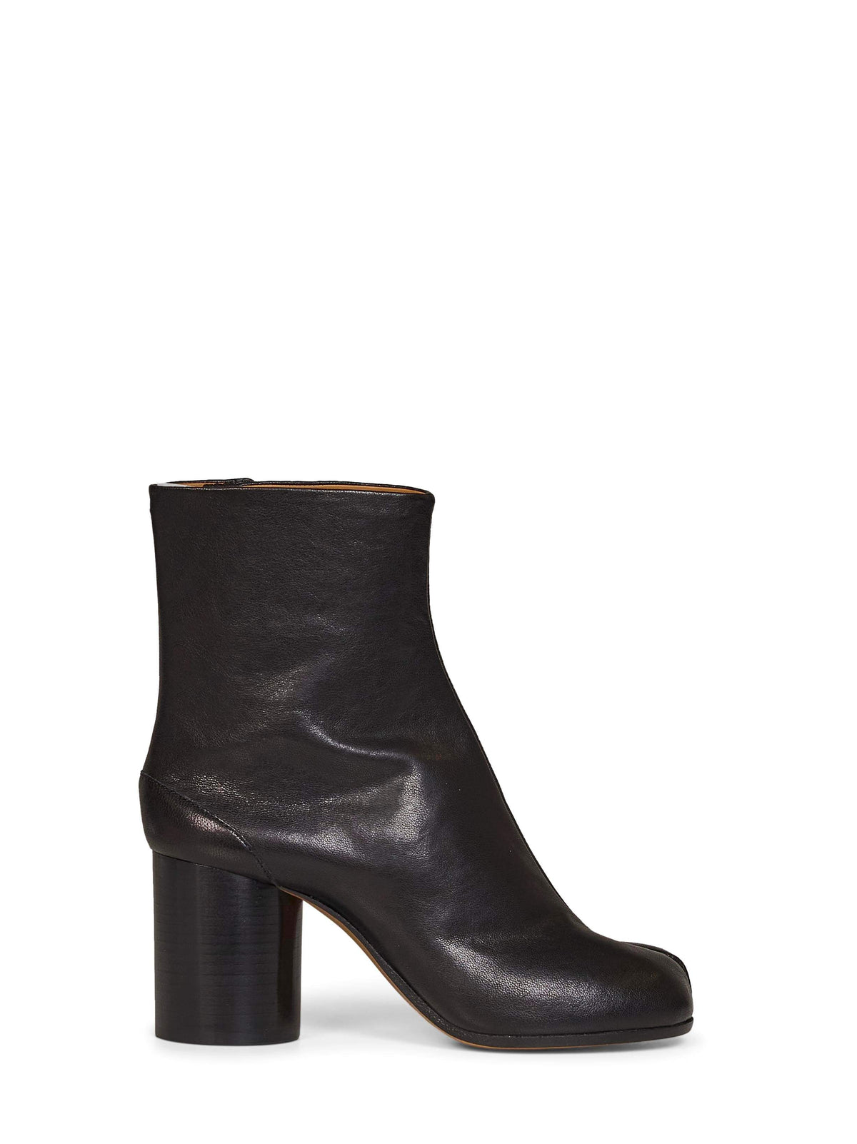 Maison Margiela Women Black Nappa Leather Tabi Ankle Boots MAISON MARGIELA