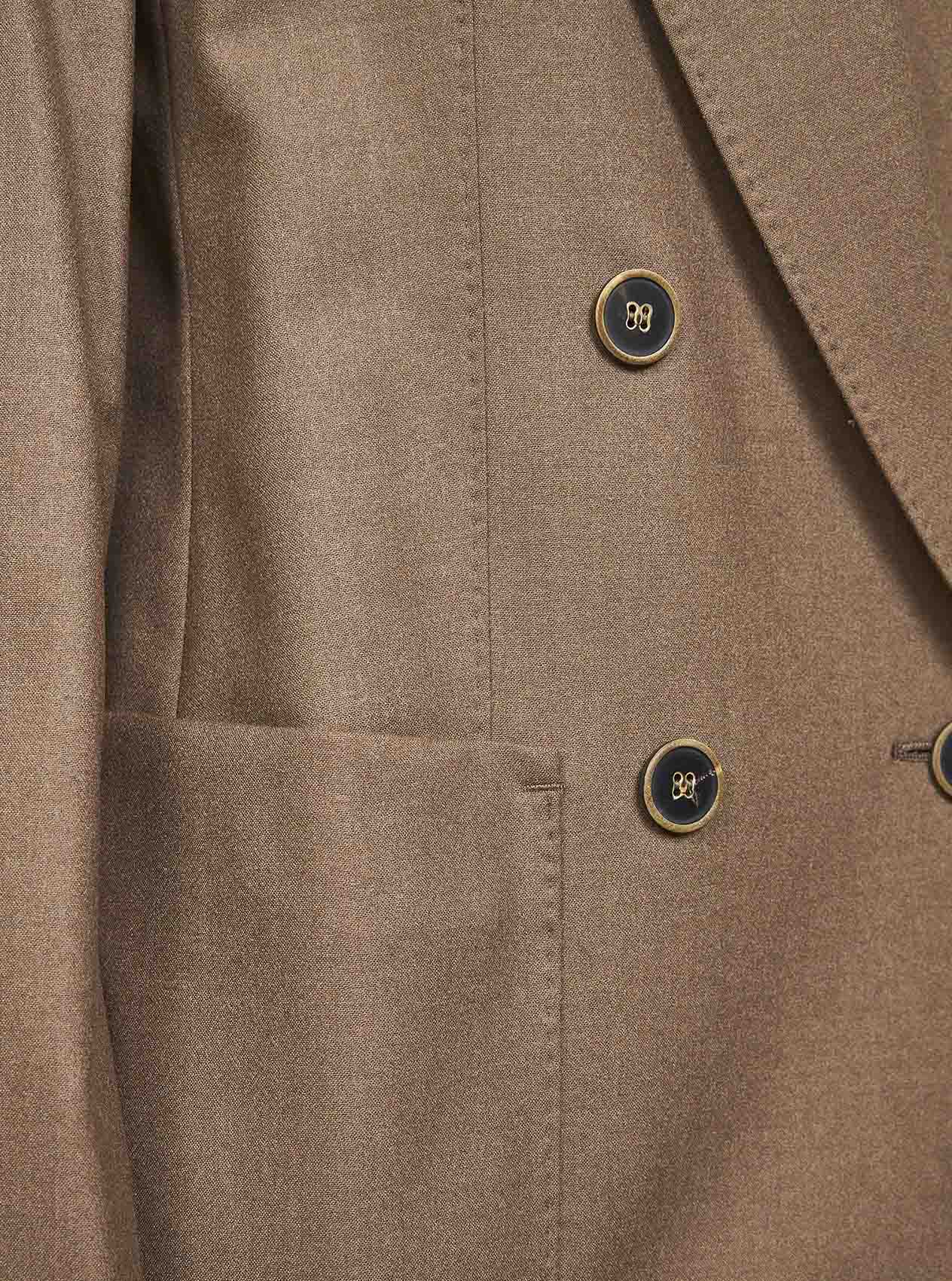 Max Mara Women Tobacco Stretch Cashmere Harald Blazer MAX MARA