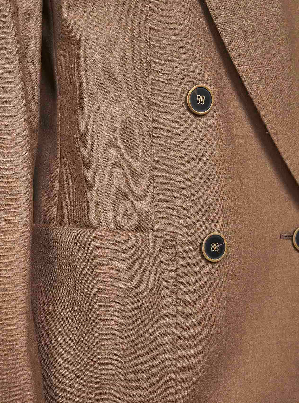 Max Mara Women Tobacco Stretch Cashmere Harald Blazer MAX MARA