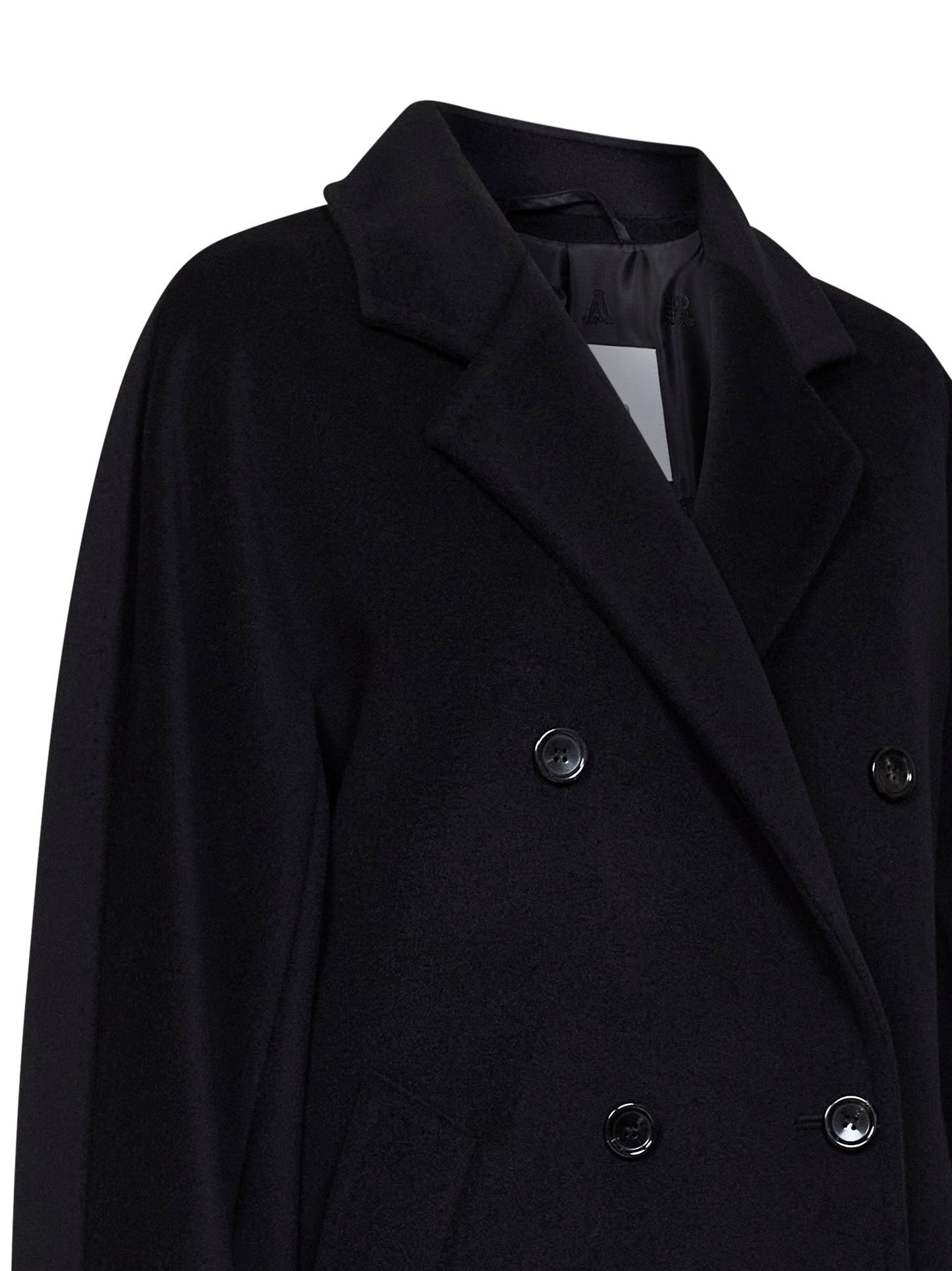 Max Mara Women Black 101801 Icon Coat Short Rebus Coat MAX MARA