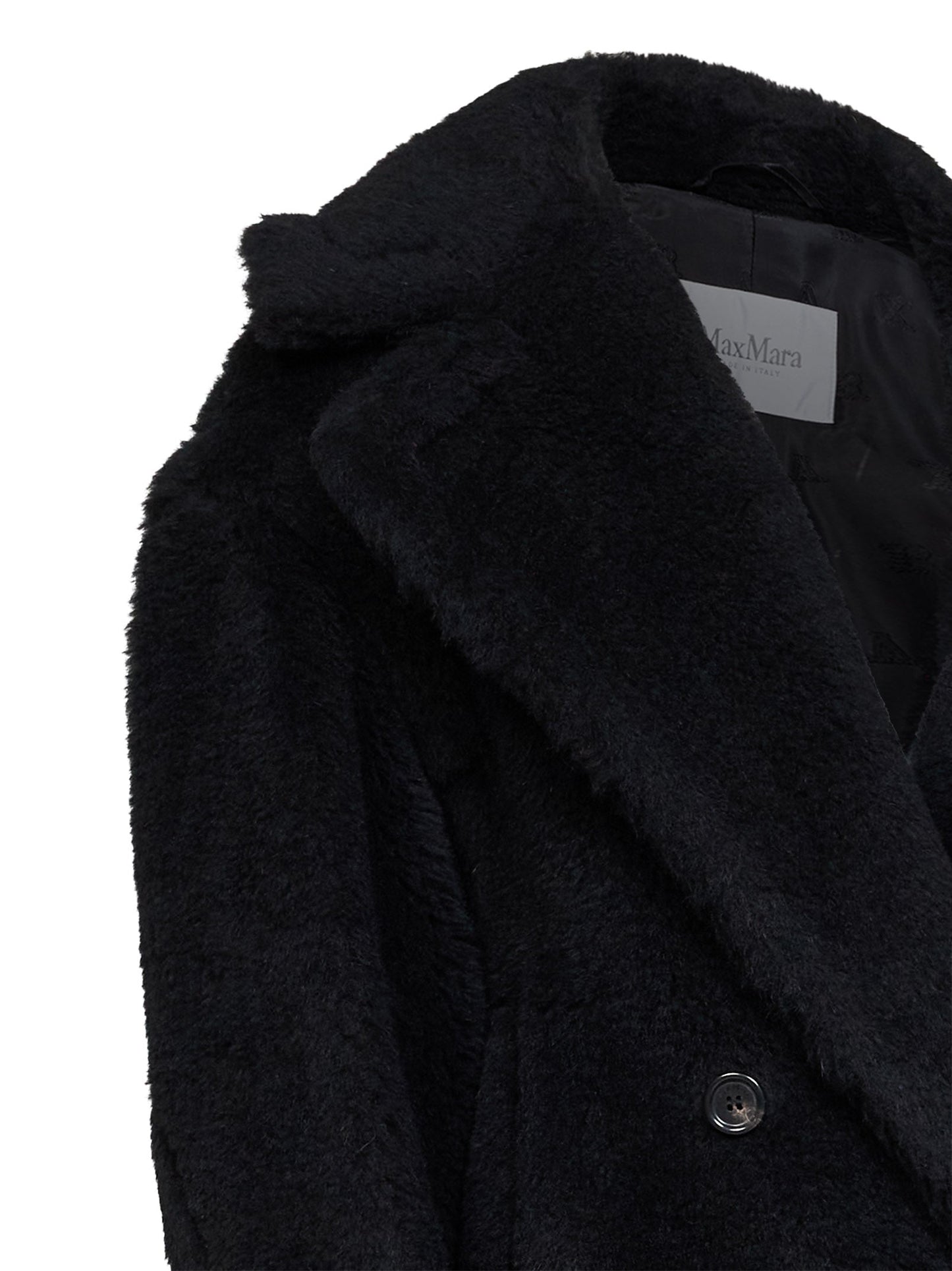 Max Mara Women Black Mxmalcuno Biker Coat MAX MARA