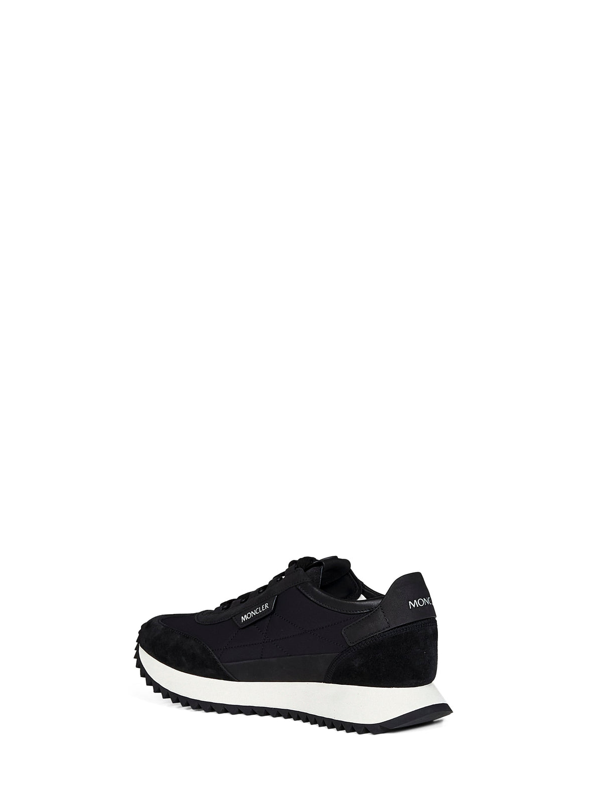 Moncler Men Black Suede And Nubuck Pacey2 Sneakers MONCLER