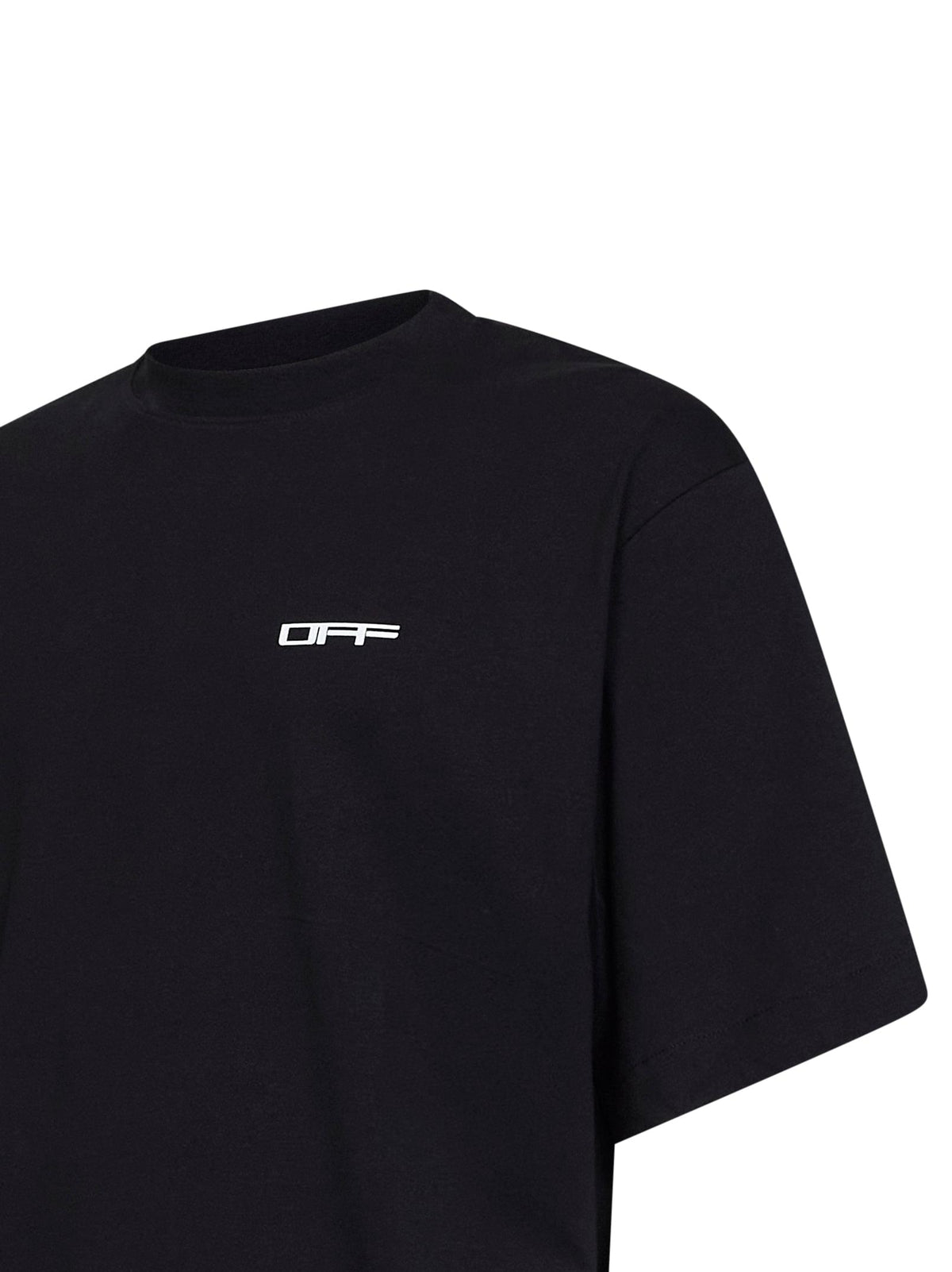Off White Men Black Jersey Archigeography Arrow Skate T-Shirt OFF-WHITE