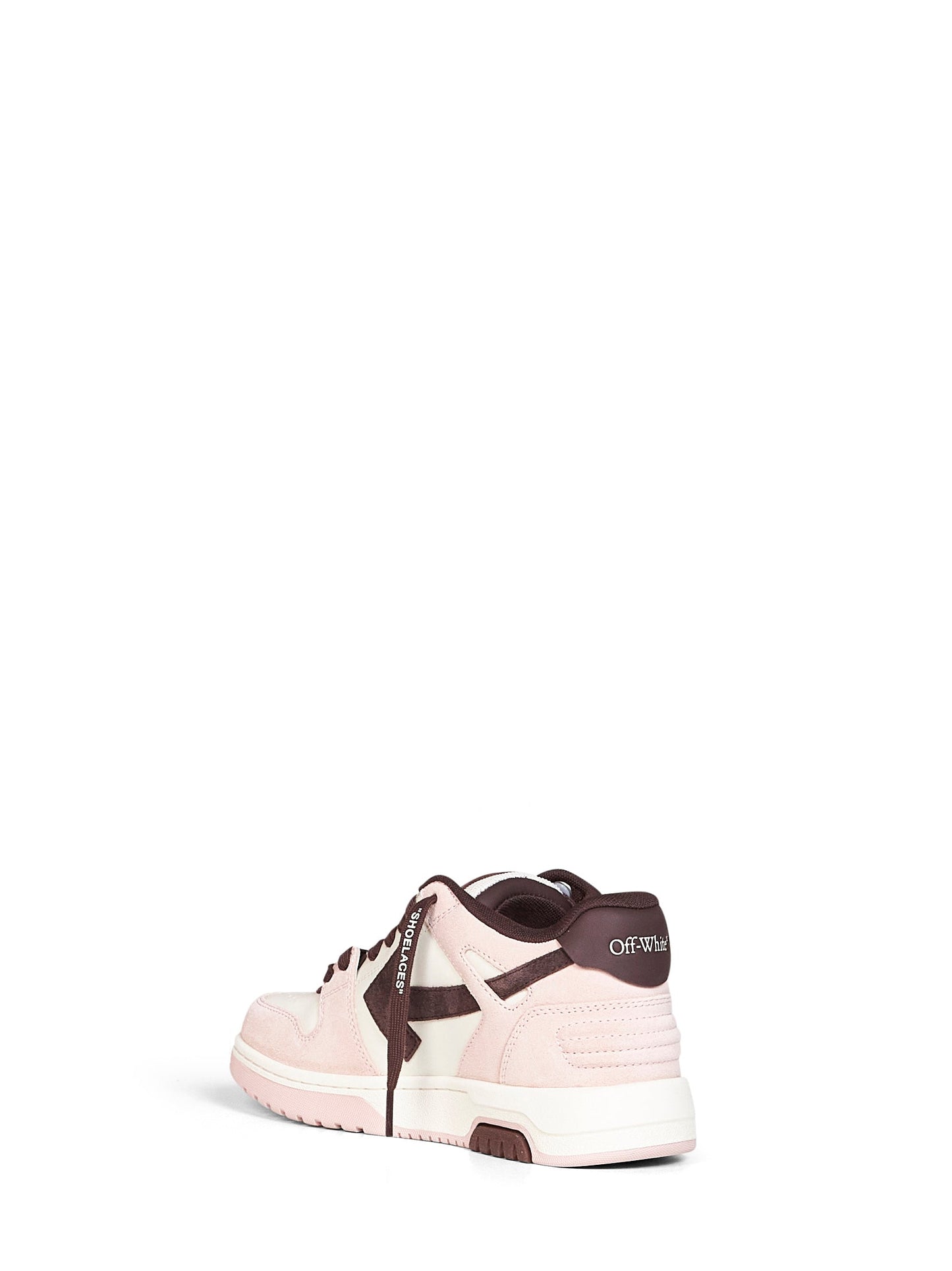 Off White Women Pink And Deep Burgundy Out Of Office Sneakers OFF-WHITE