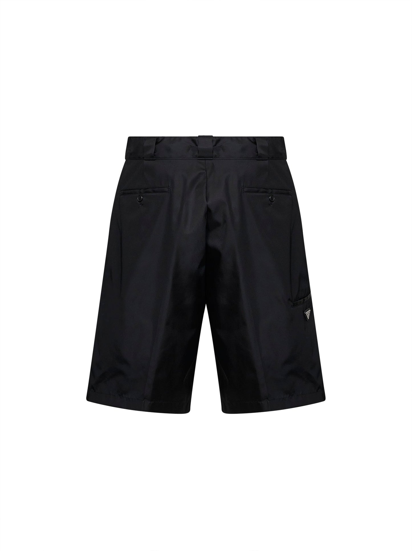 Prada Abbigliamento Men Black Re-Nylon Bermuda Shorts PRADA
