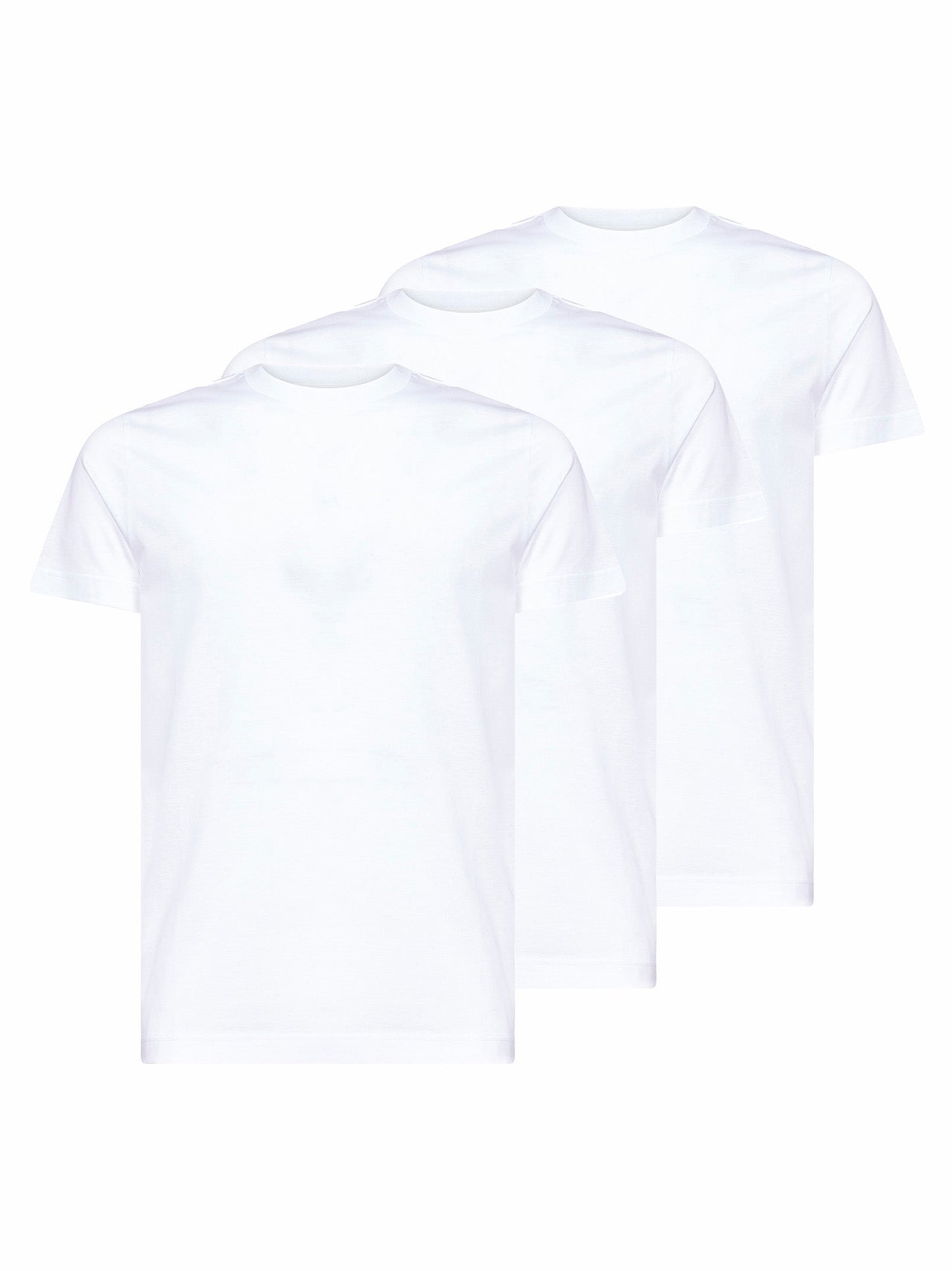 Prada Abbigliamento Men White Cotton Jersey 3-Pack T-Shirt PRADA
