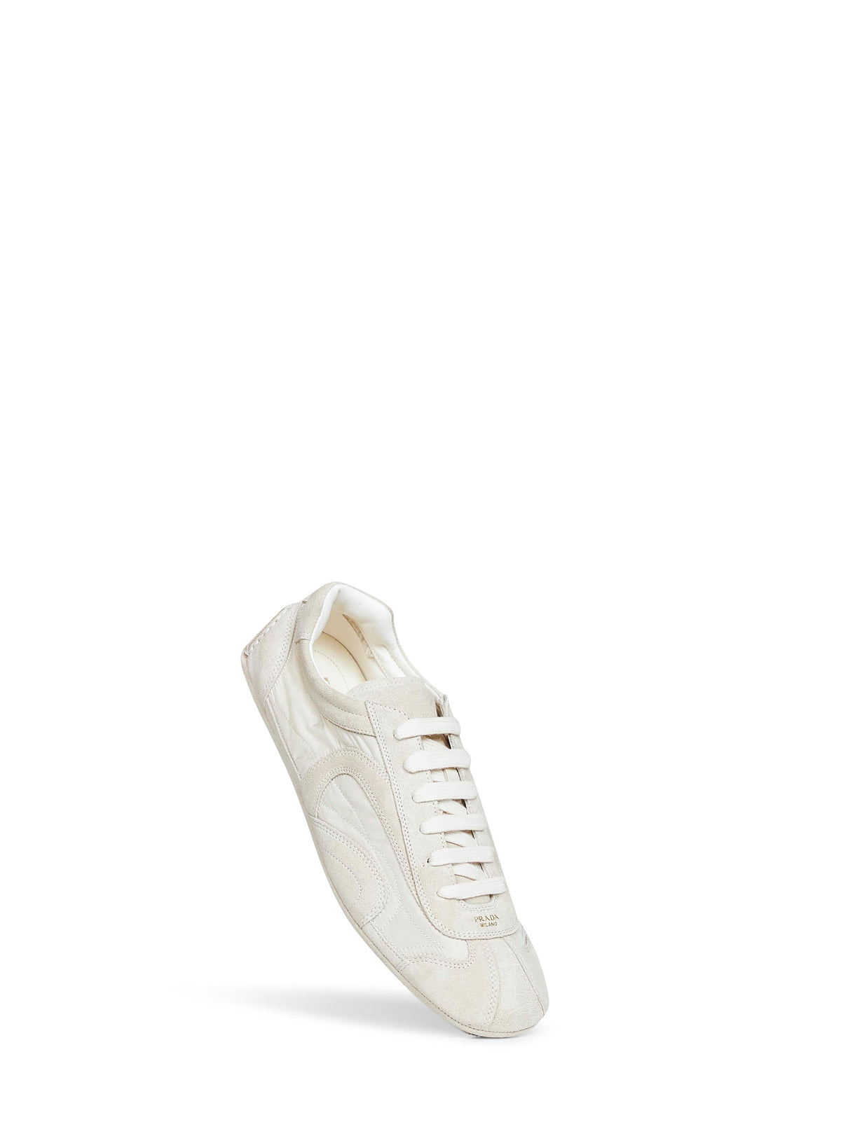 Prada Calzature Men Ivory Montecarlo Re-Edition 2005 Sneakers<Br/>