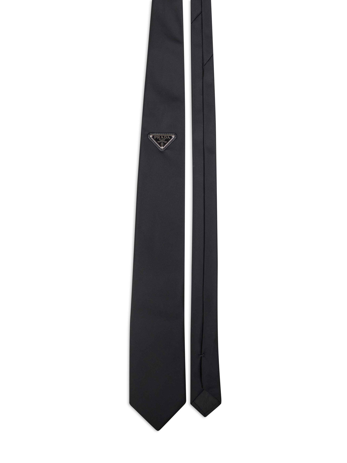 Prada Varie Men Black Re-Nylon Tie PRADA