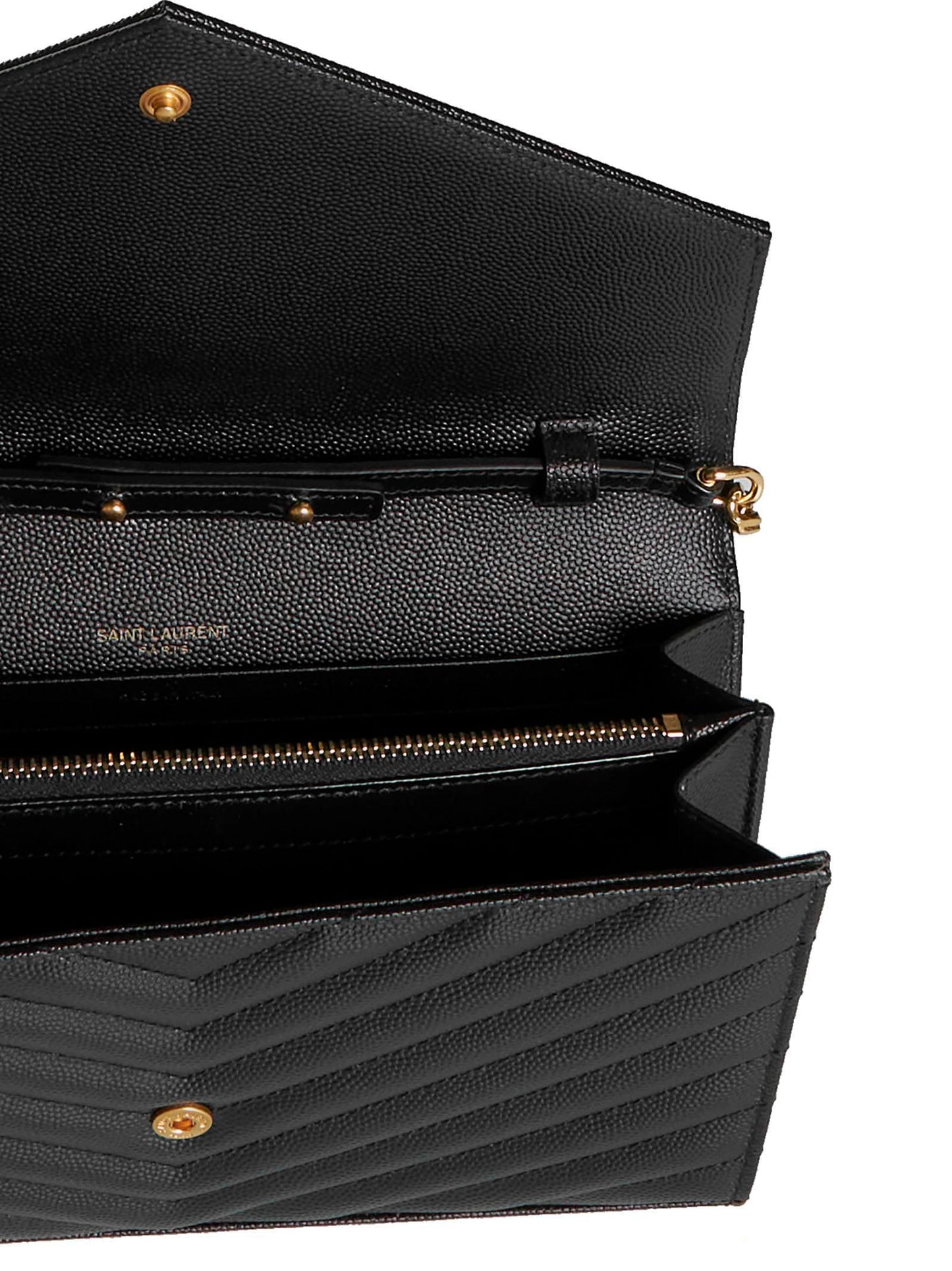 Saint Laurent Women Classic Cassandre Pouch In Grain De Poudre Leather By Saint Laurent SAINT LAURENT
