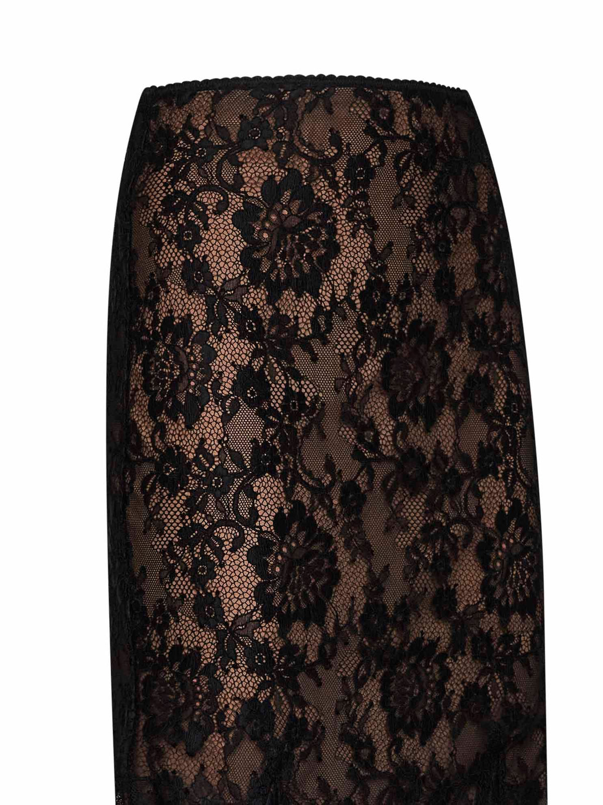 Self Portrait Women Black Lace Midi Skirt SELF-PORTRAIT