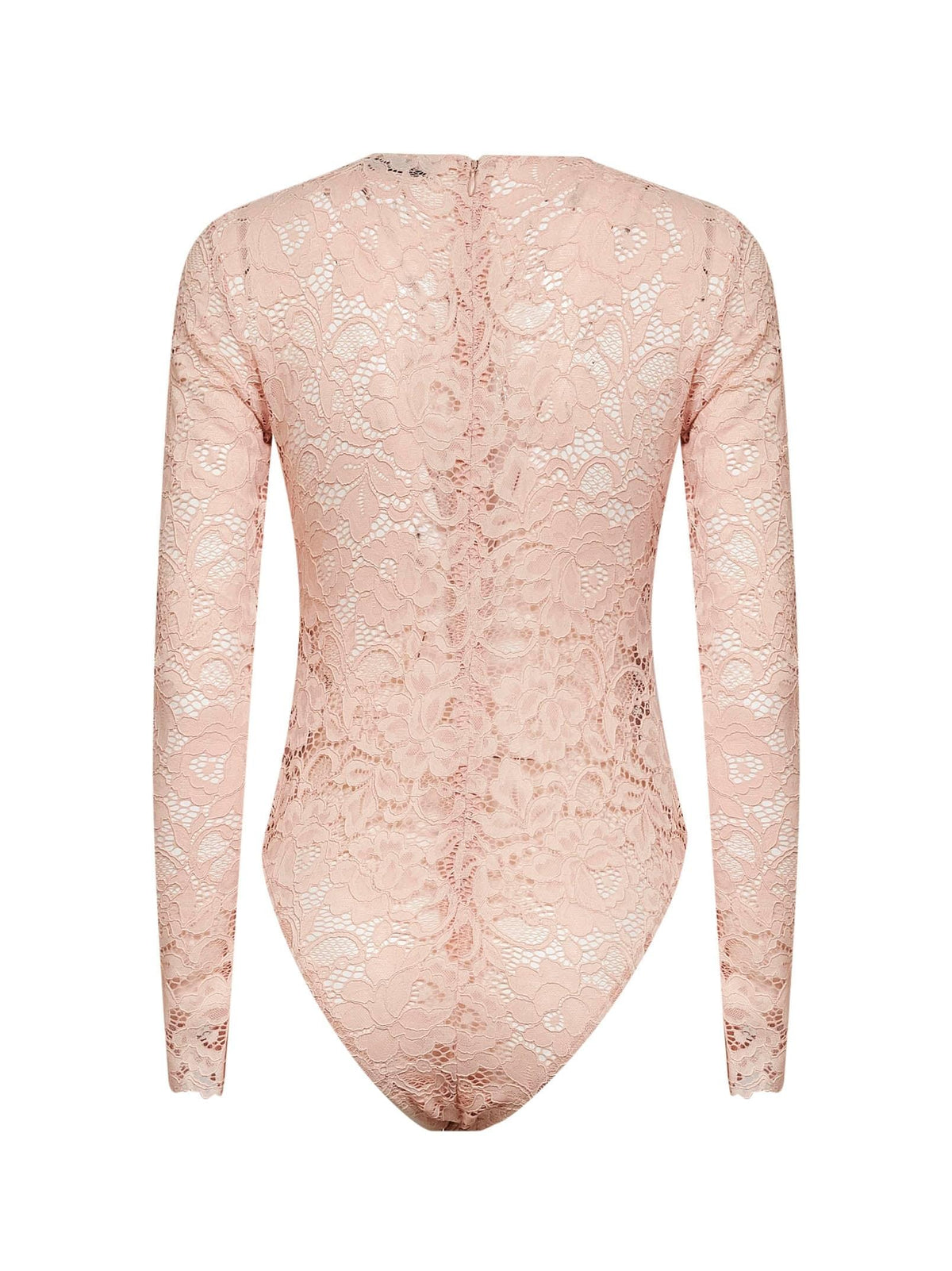 Self Portrait Women Beige Floral Lace Bodysuit SELF-PORTRAIT