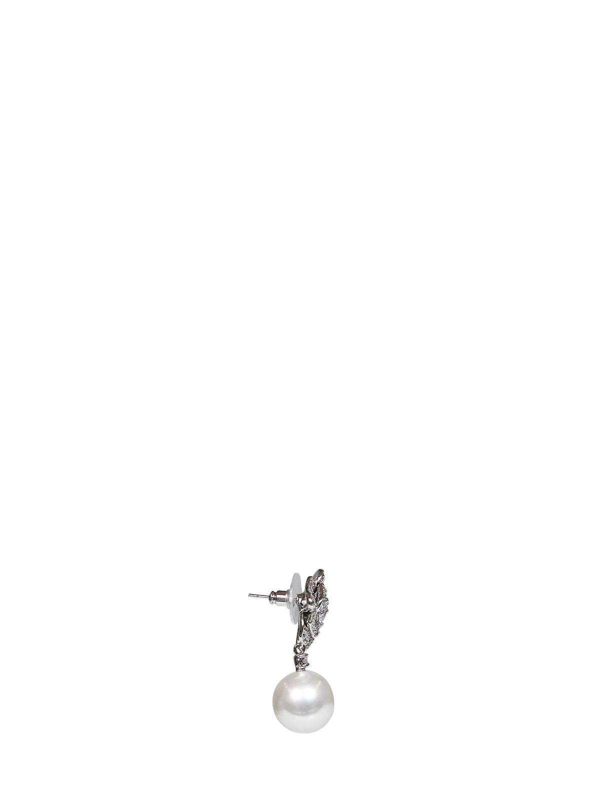 Self Portrait Women Crystal Flower Pearl Drop Earrings SELF-PORTRAIT