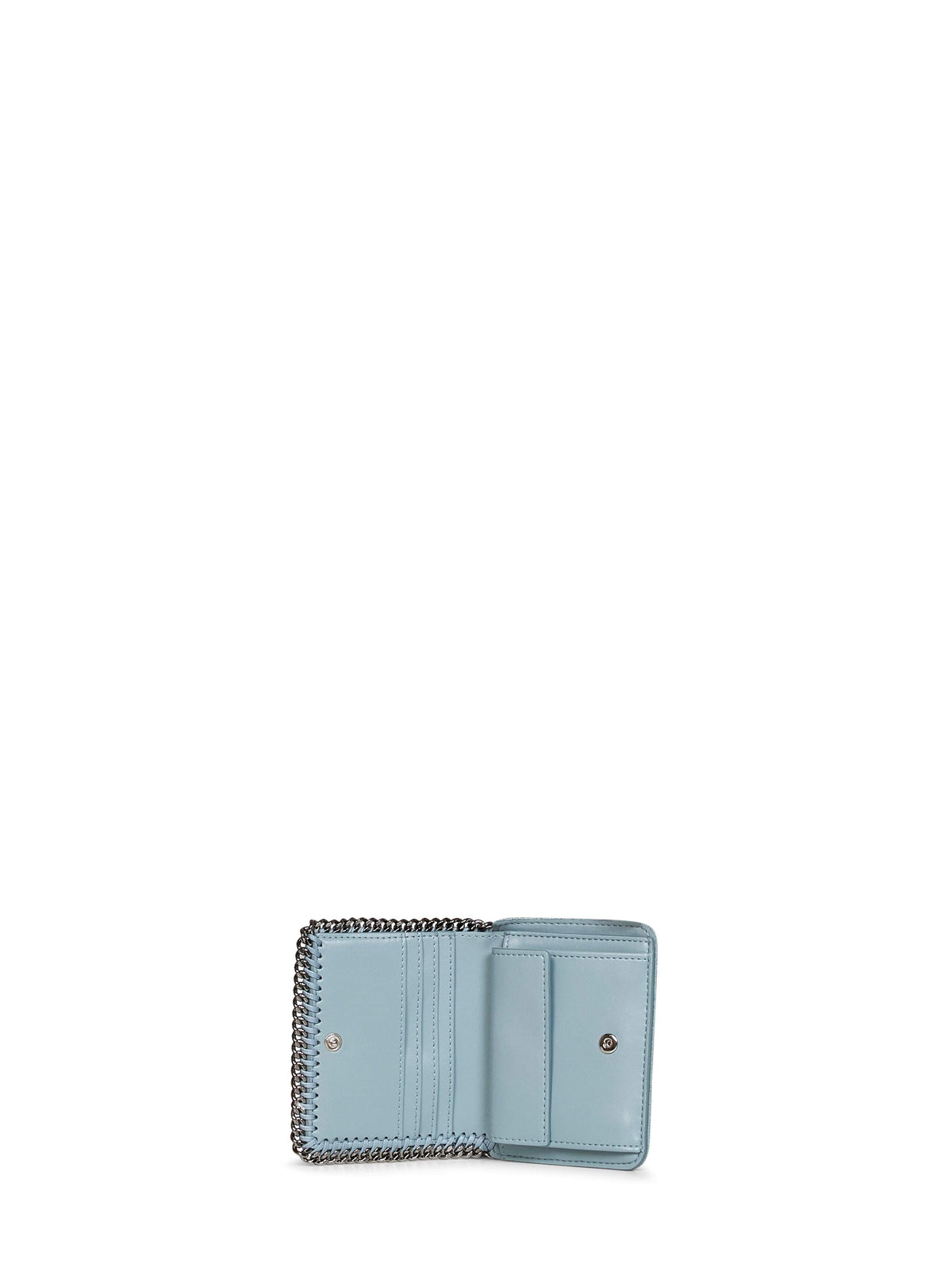Stella Mccartney Women Ice Blue Falabella Bi-Fold Wallet STELLA MCCARTNEY