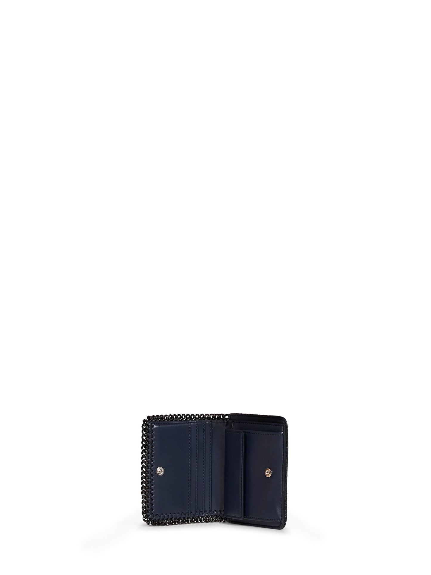 Stella Mccartney Women Dark Navy Falabella Bi-Fold Wallet STELLA MCCARTNEY