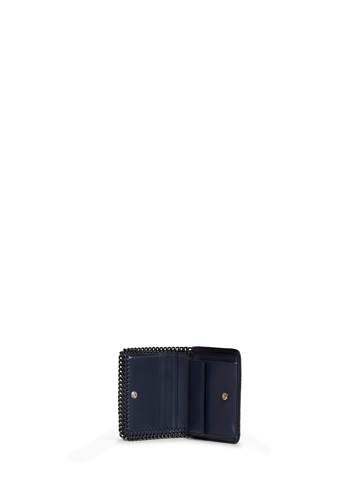 Stella Mccartney Women Dark Navy Falabella Bi-Fold Wallet STELLA MCCARTNEY