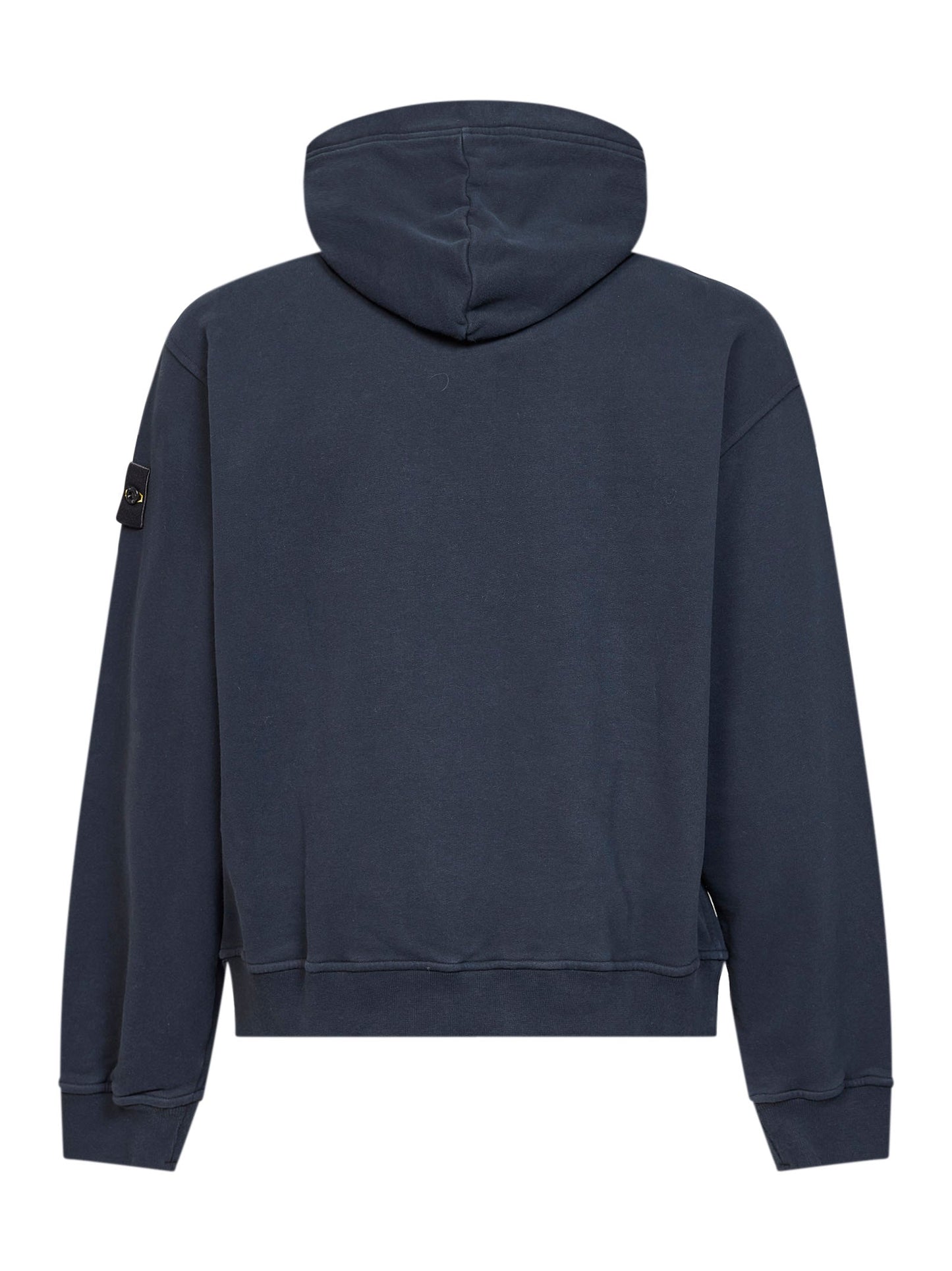Stone Island Men Blue Organic Cotton Hoodie STONE ISLAND