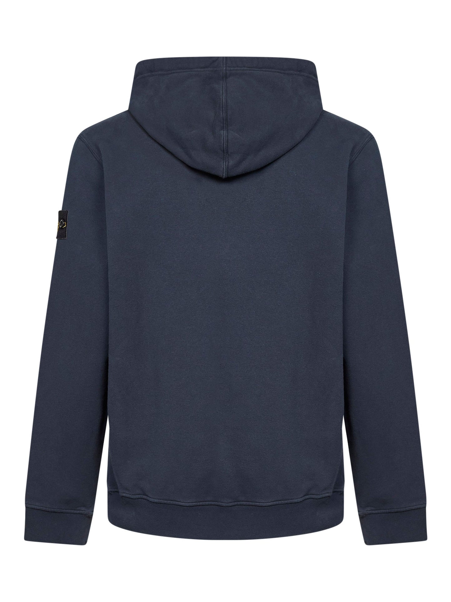 Stone Island Men Blue Stretch Organic Cotton Hoodie STONE ISLAND