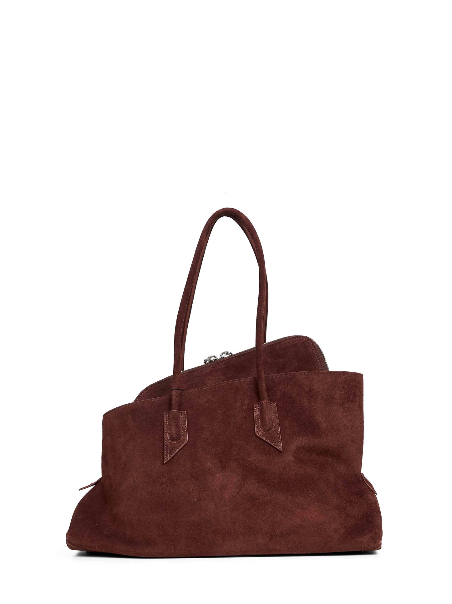 The Attico Women Light Chocolate "La Passeggiata Medium" Top Handle Bag THE ATTICO