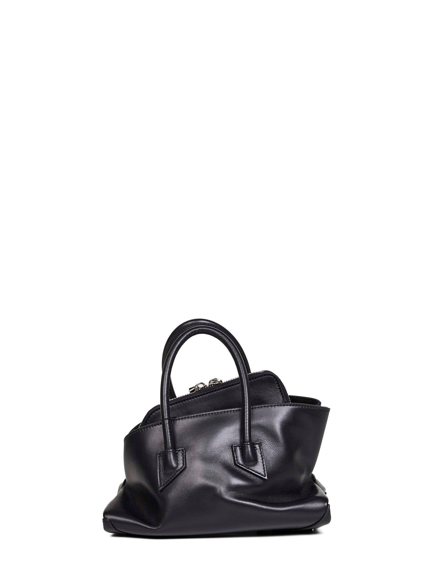 The Attico Women Black "La Passeggiata Mini" Top Handle Bag THE ATTICO