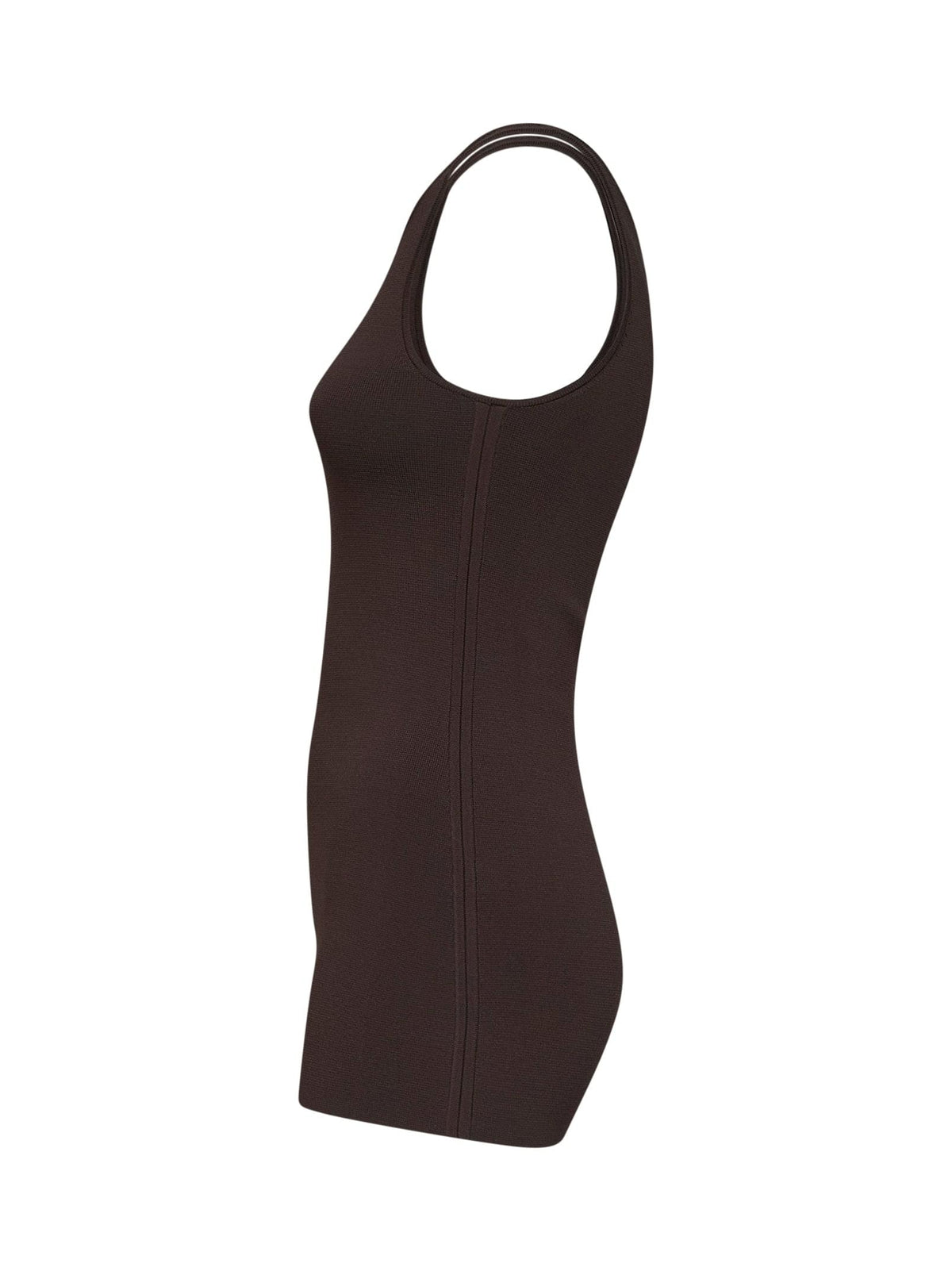 Toteme Women Walnut Compact Knit Classic Tank Top TOTEME
