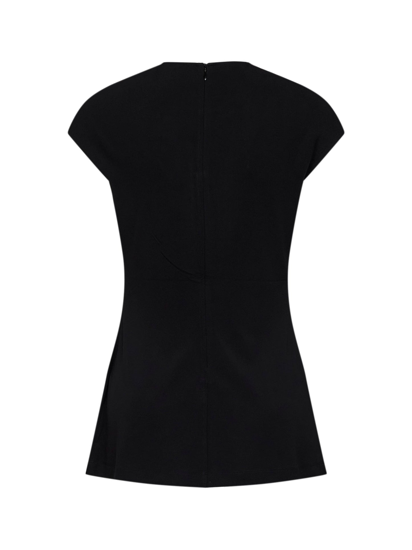 Toteme Women Black Fluid Jersey Everyday Top TOTEME