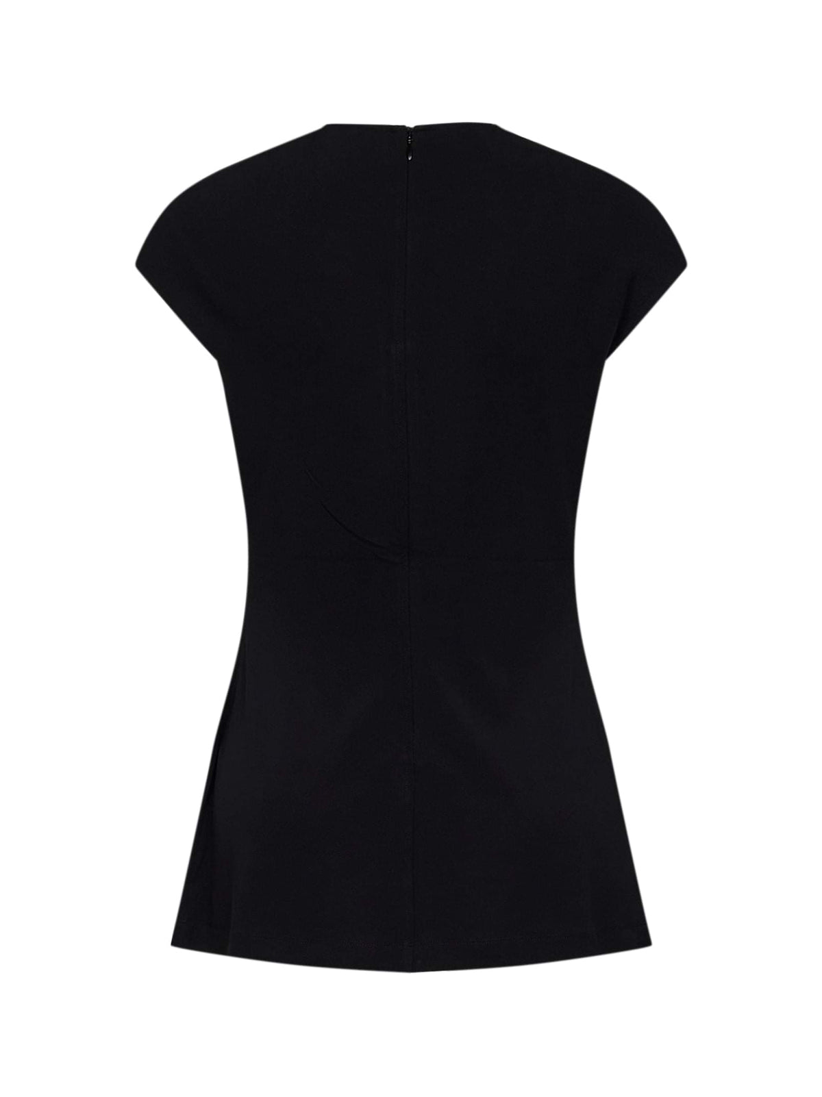 Toteme Women Black Fluid Jersey Everyday Top TOTEME